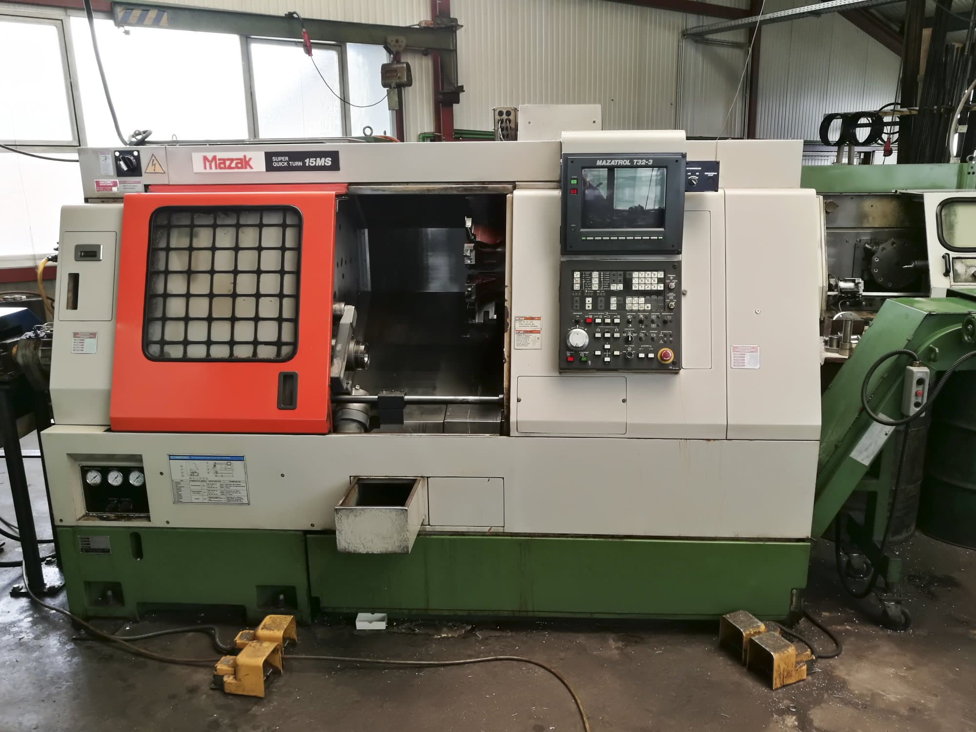 Front view 1 of Mazak Super Quick Turn 15 MS machine