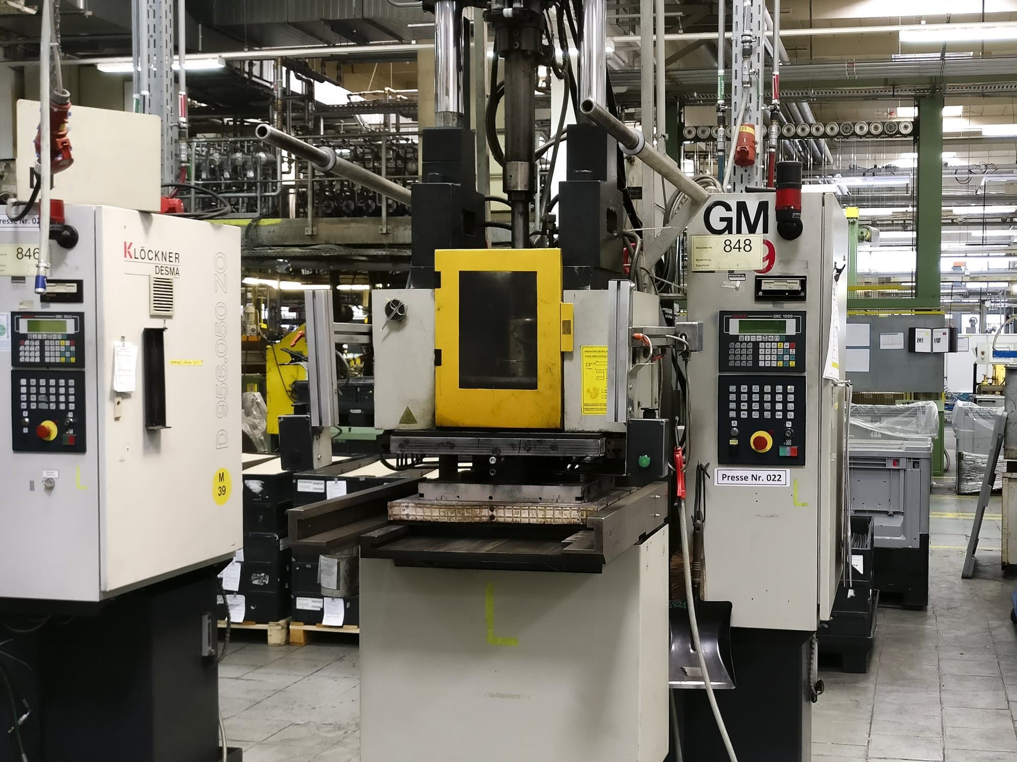 Front view of Kloeckner Desma 956.050 Machine