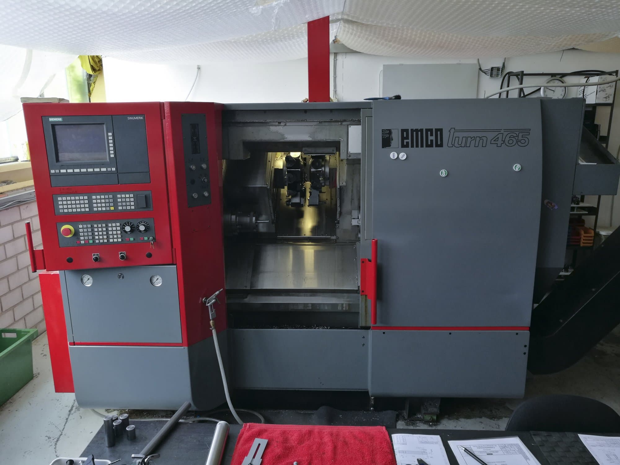Front view of EMCO EMCOTURN 465 DS Machine