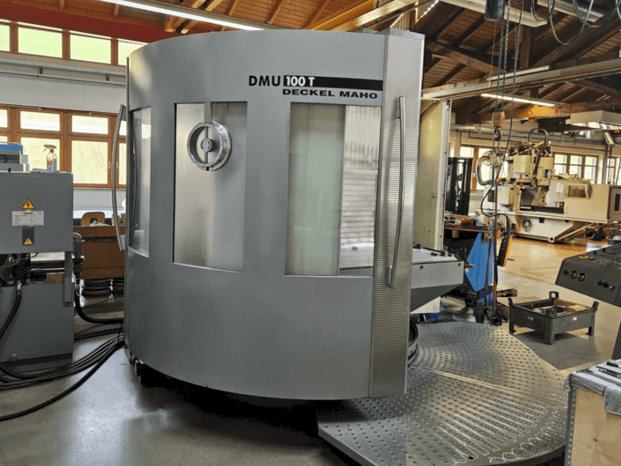 Front view of DECKEL MAHO DMC 100 T machine