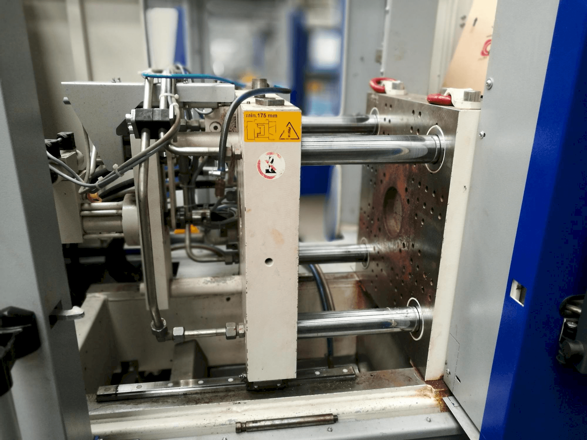 Front view of Krauss Maffei KM 35-55 CX machine