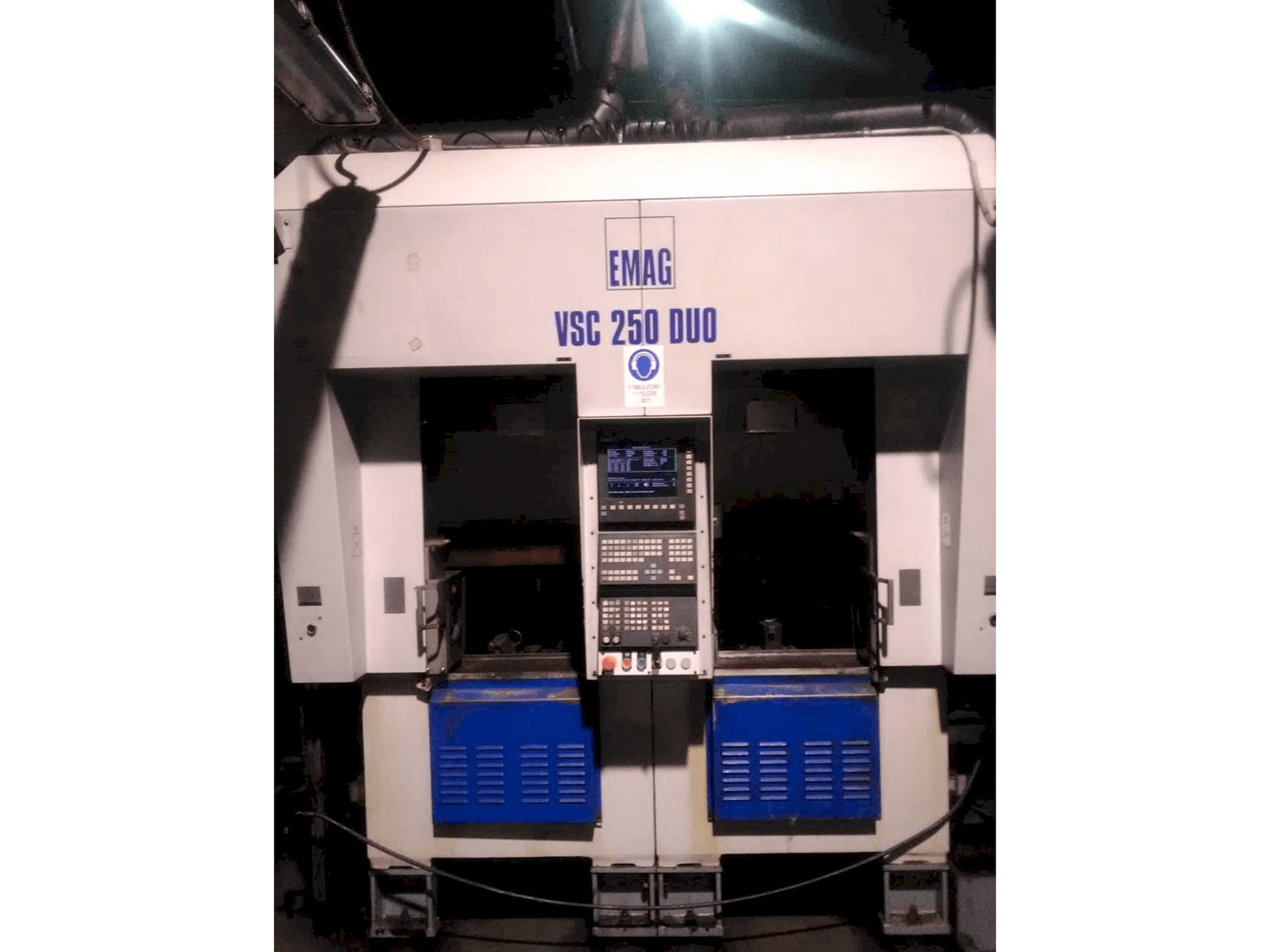 Front view of EMAG VSC 250 Duo machine