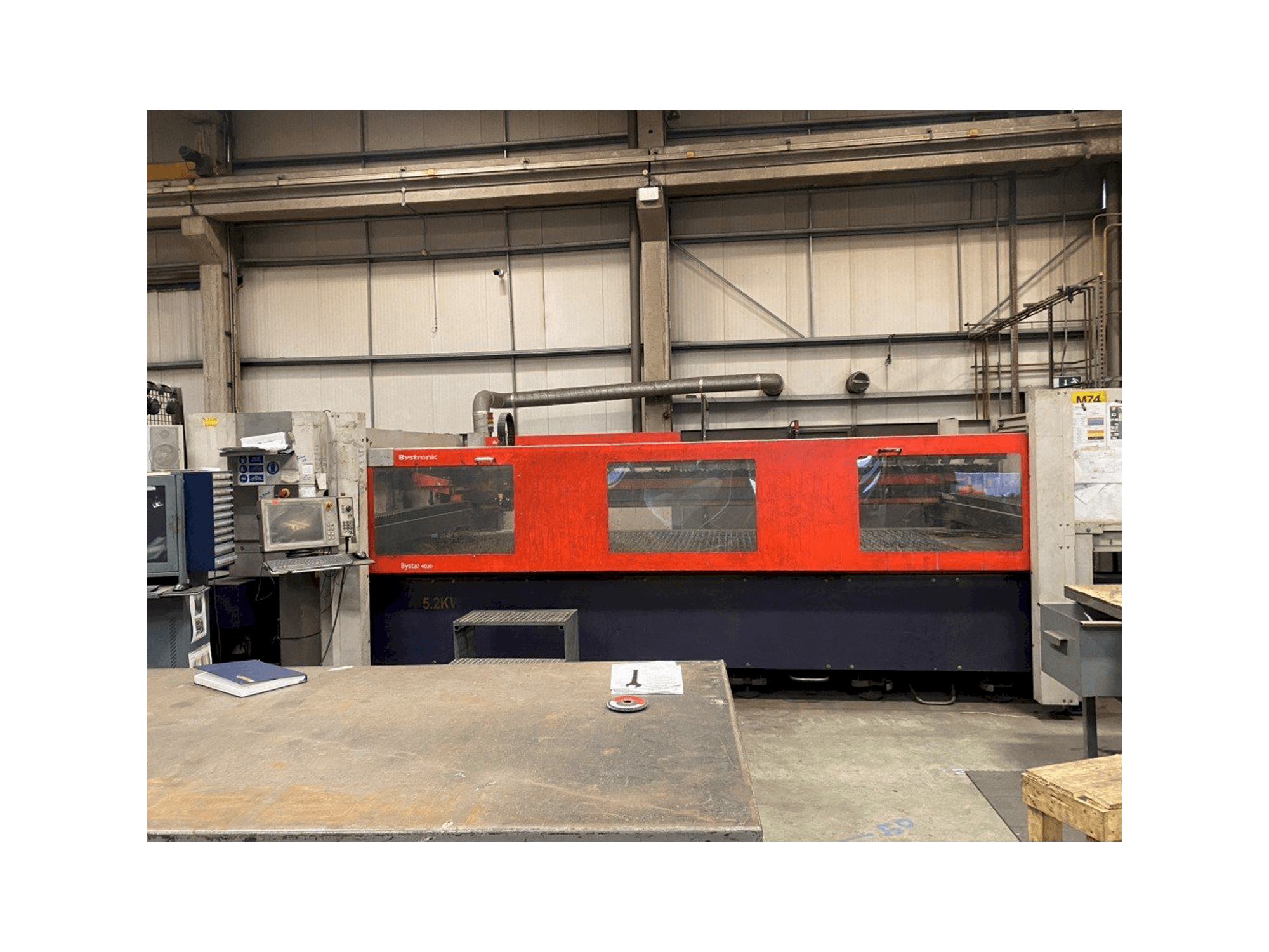 Front view of Bystronic Bystar 4020 machine