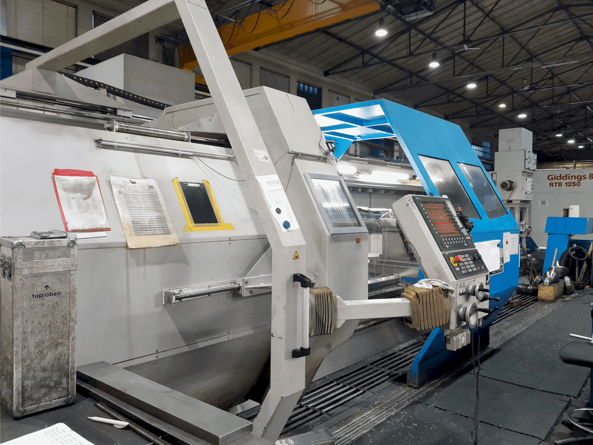 Front view of SEIGER SLZ 1200S machine