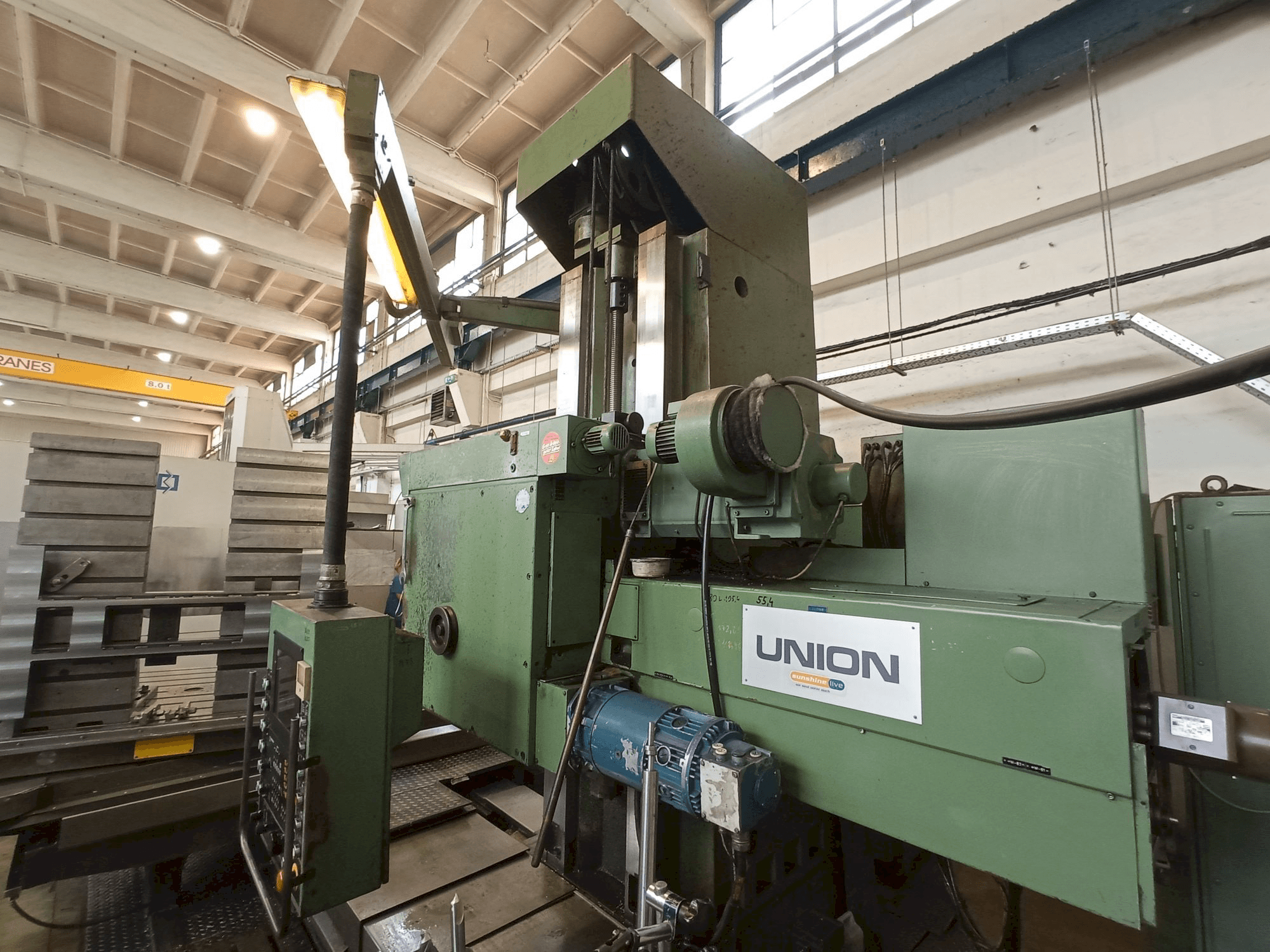 Front view of Union BFT 110 machine