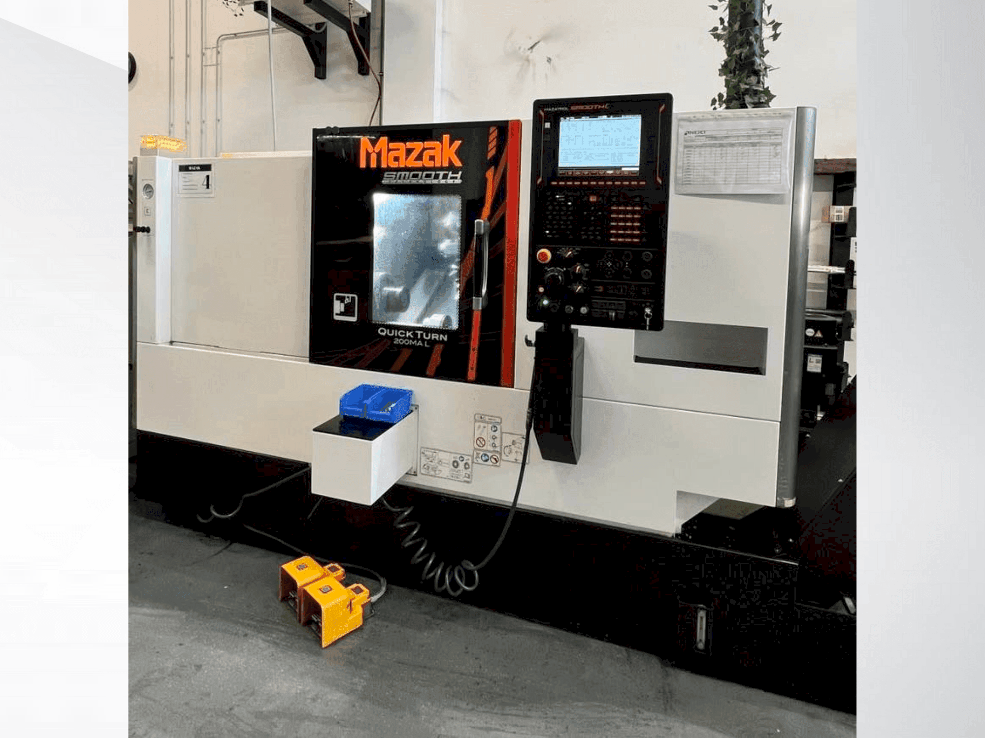Front view of Mazak Quick Turn 200MA L machine