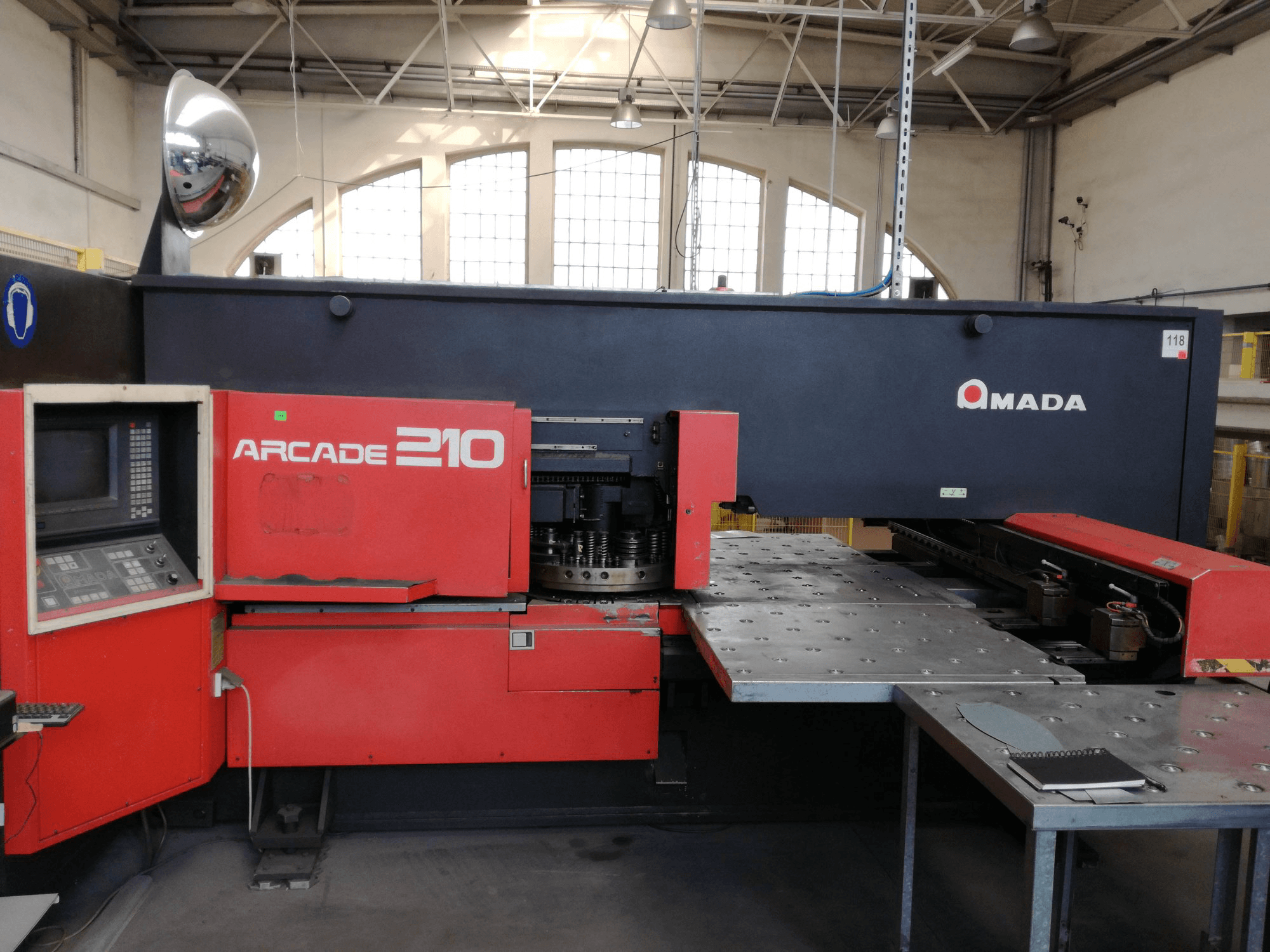 Front view of AMADA ARCADE 210 Machine