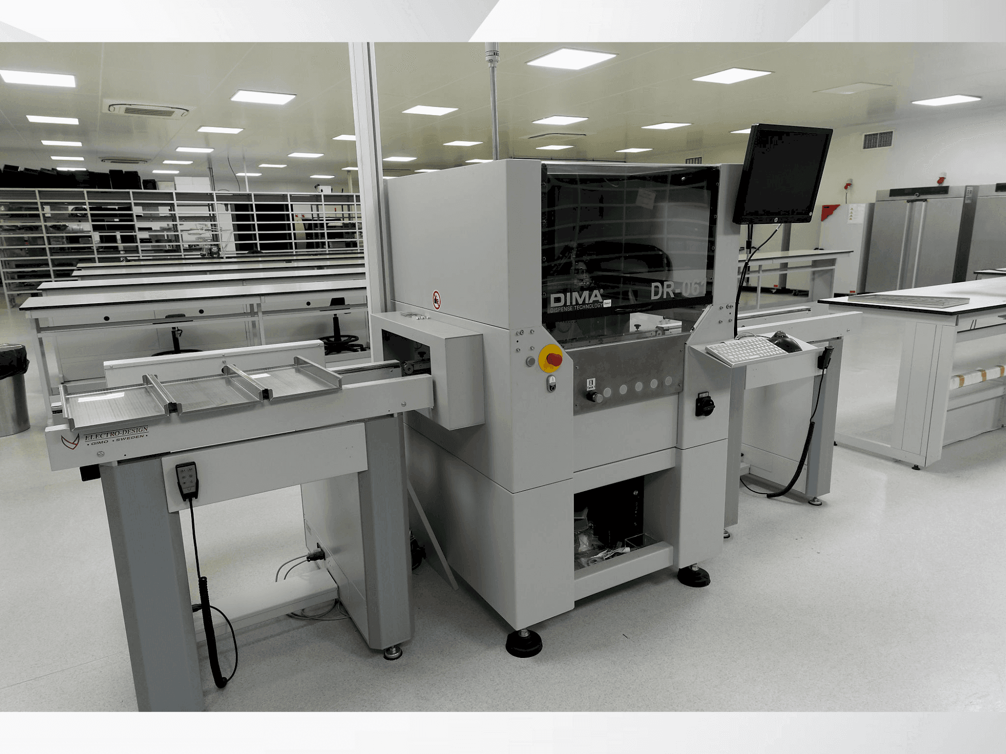 Front view of DIMA DR-061 machine