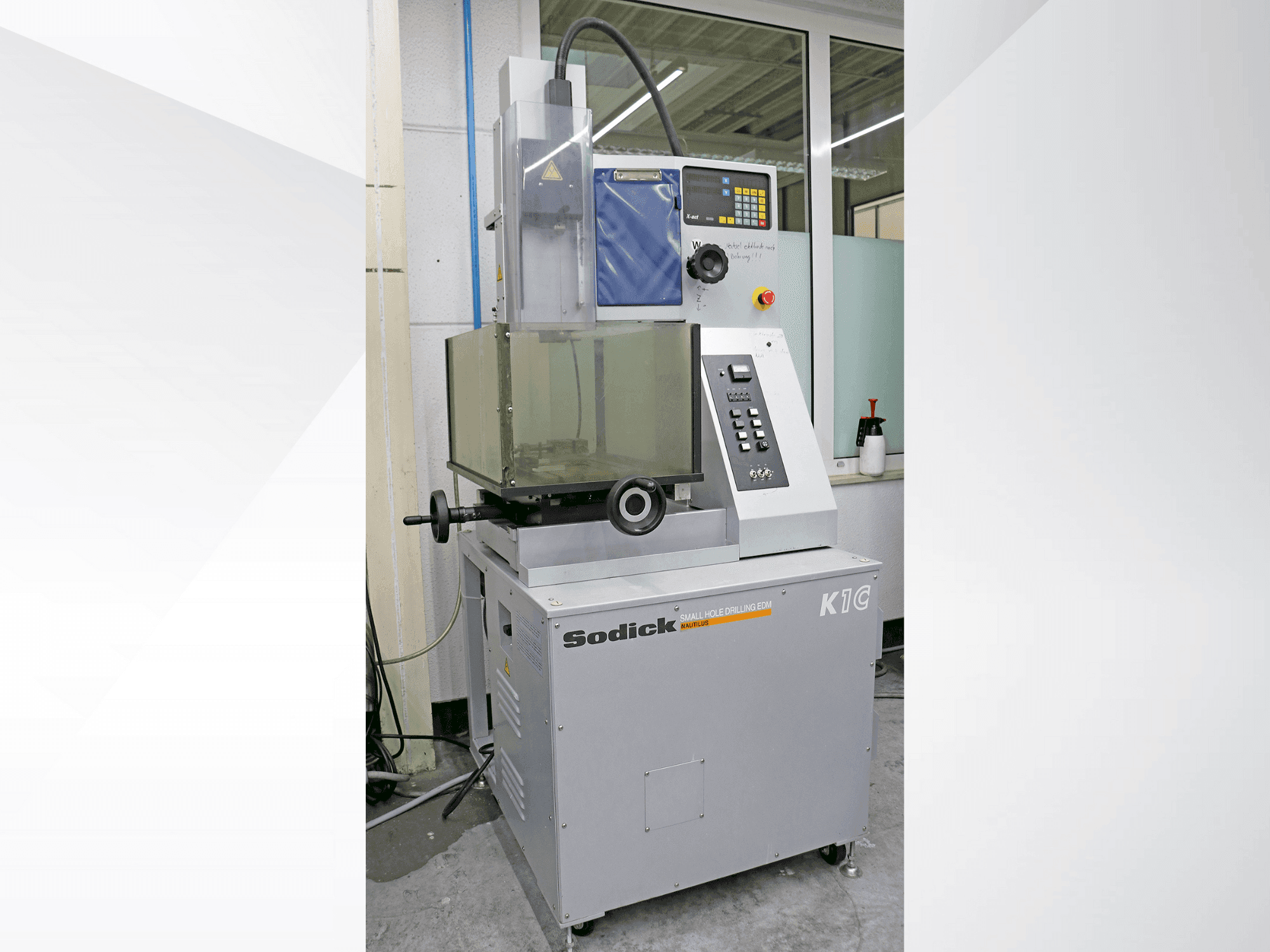 Front view of Sodick KIC machine