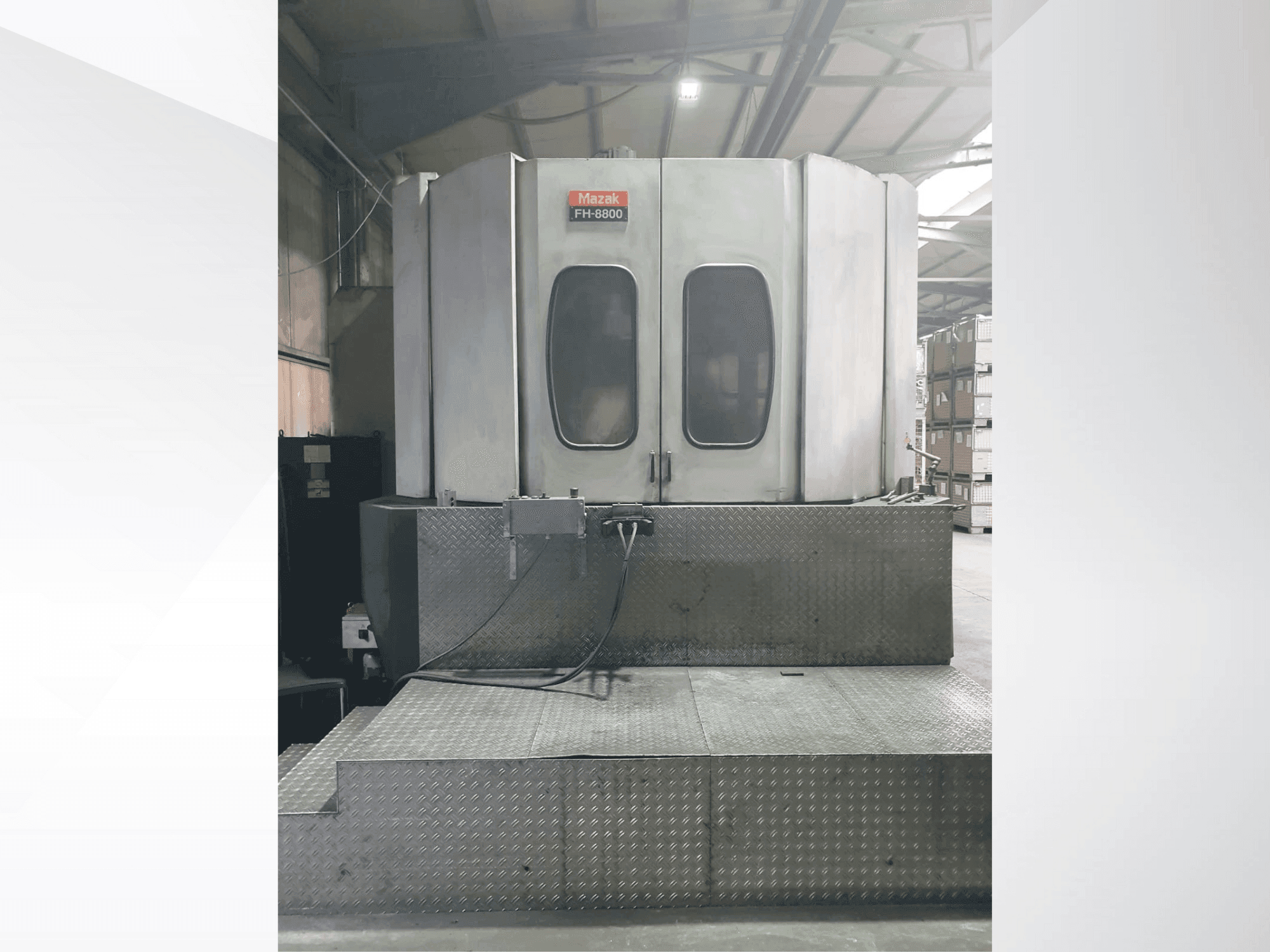 Front view of Mazak FH 8800 machine