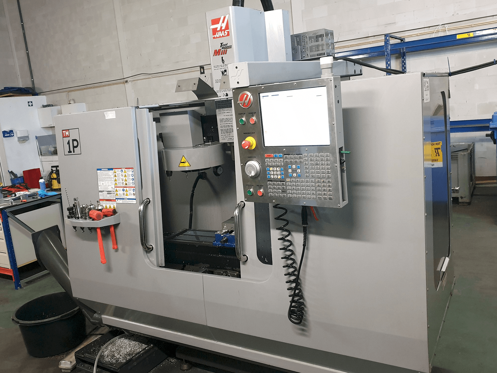 Front view of HAAS TM-1P Machine