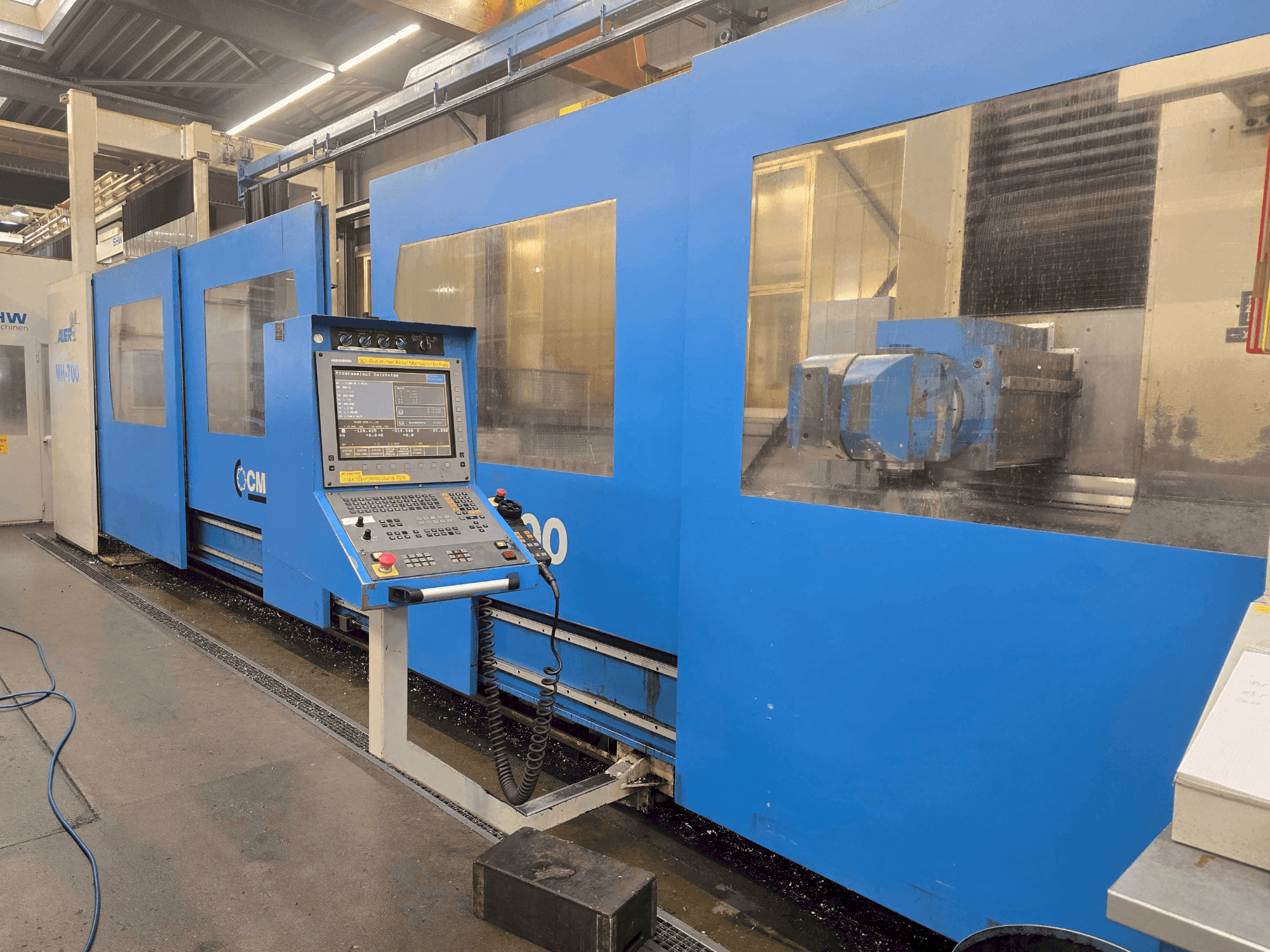 Front view of CME MH-700 machine