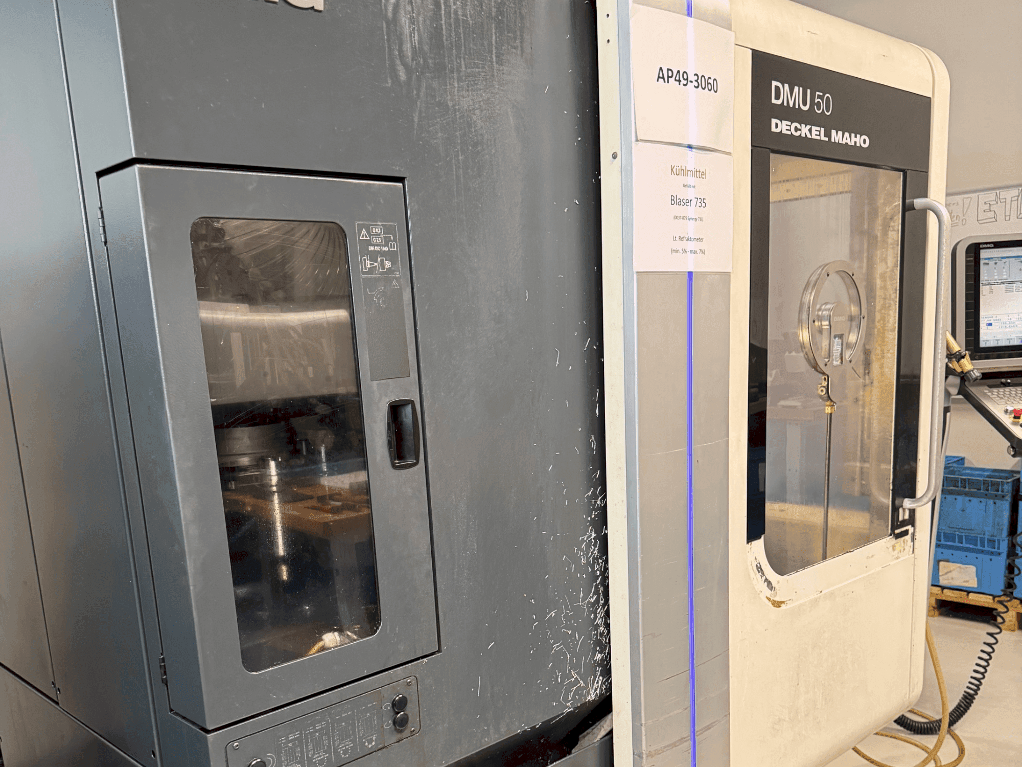 Front view of DMG DECKEL MAHO DMU 50 machine