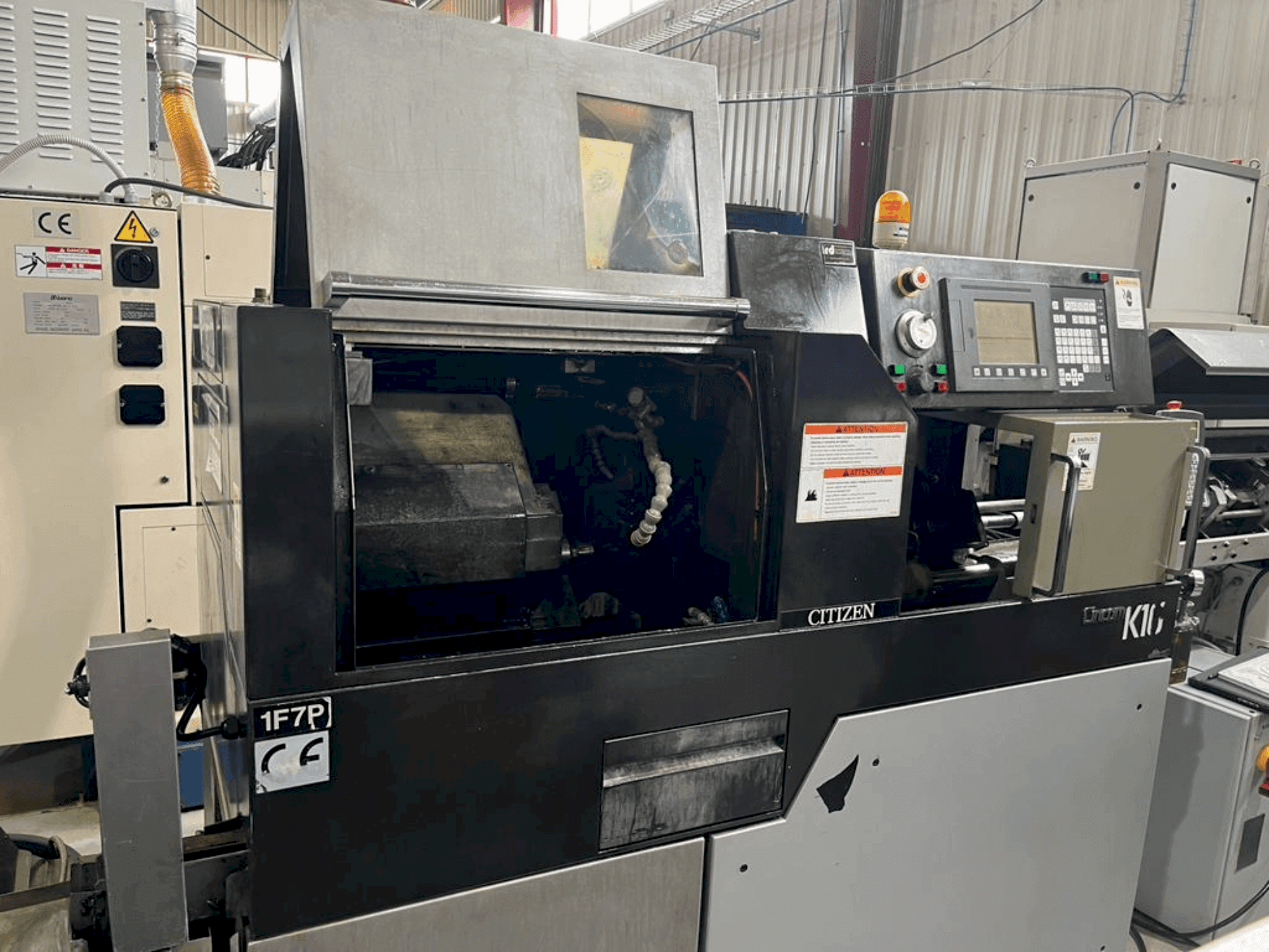 Front view of Citizen Cincom K16 VII machine