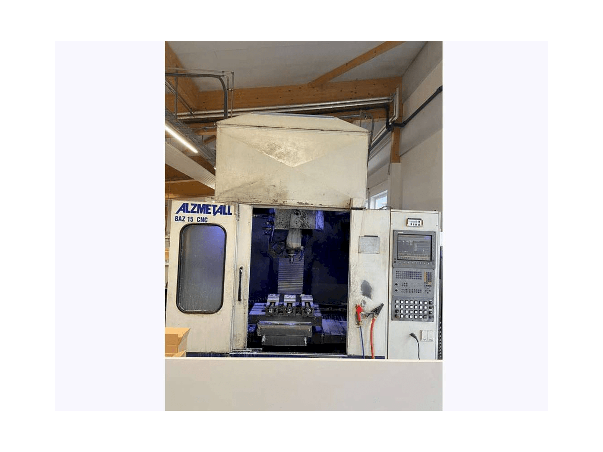Front view of Alzmetall CNC BAZ 15 machine