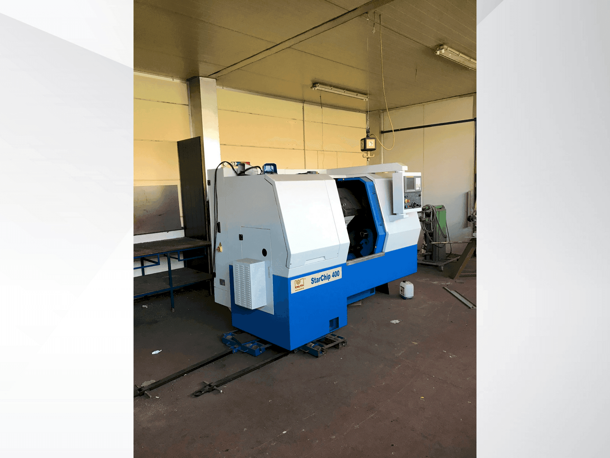 Front view of KNUTH Starship 400 machine