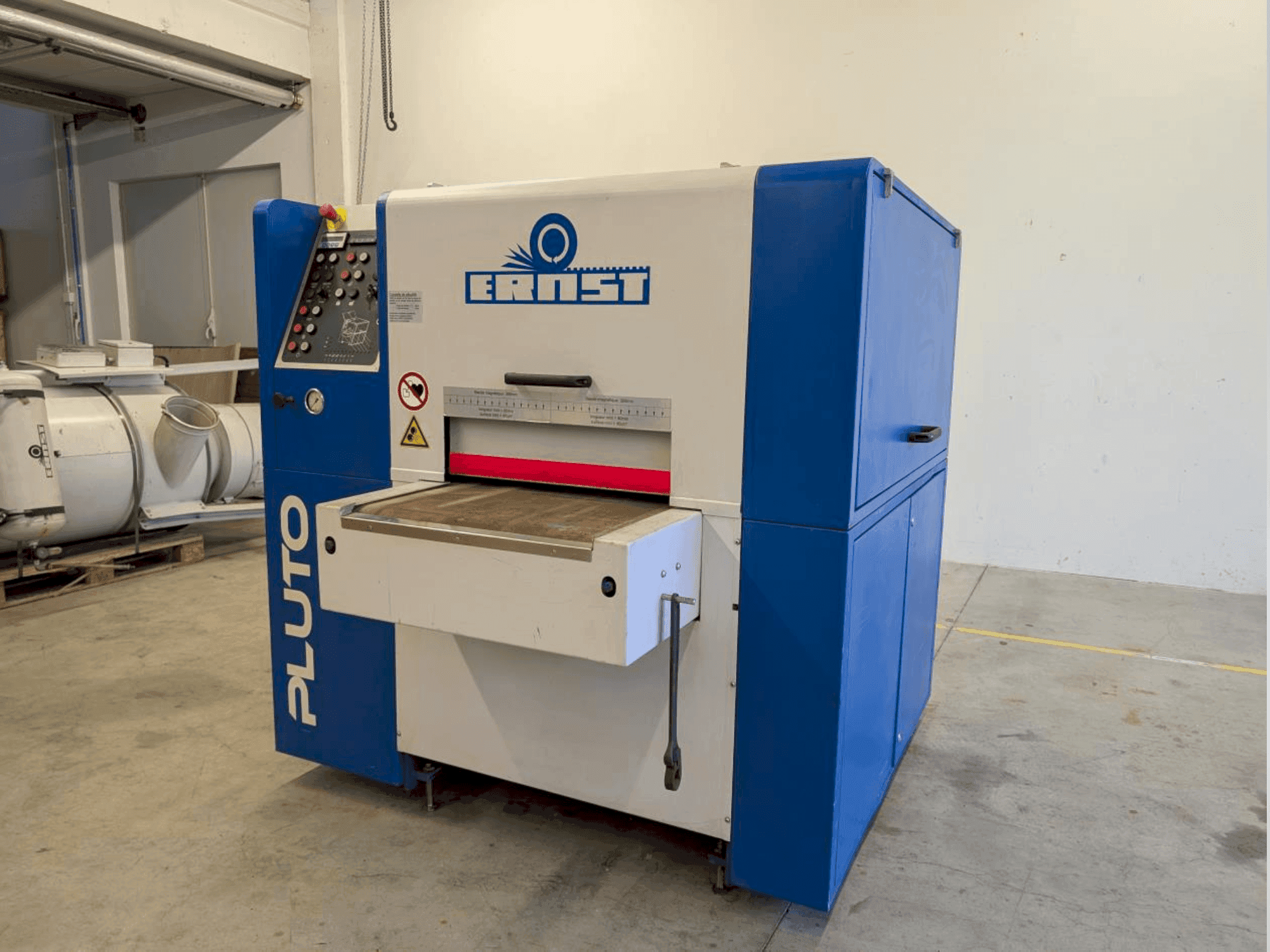 Front view of ERNST PLUTO EDD machine