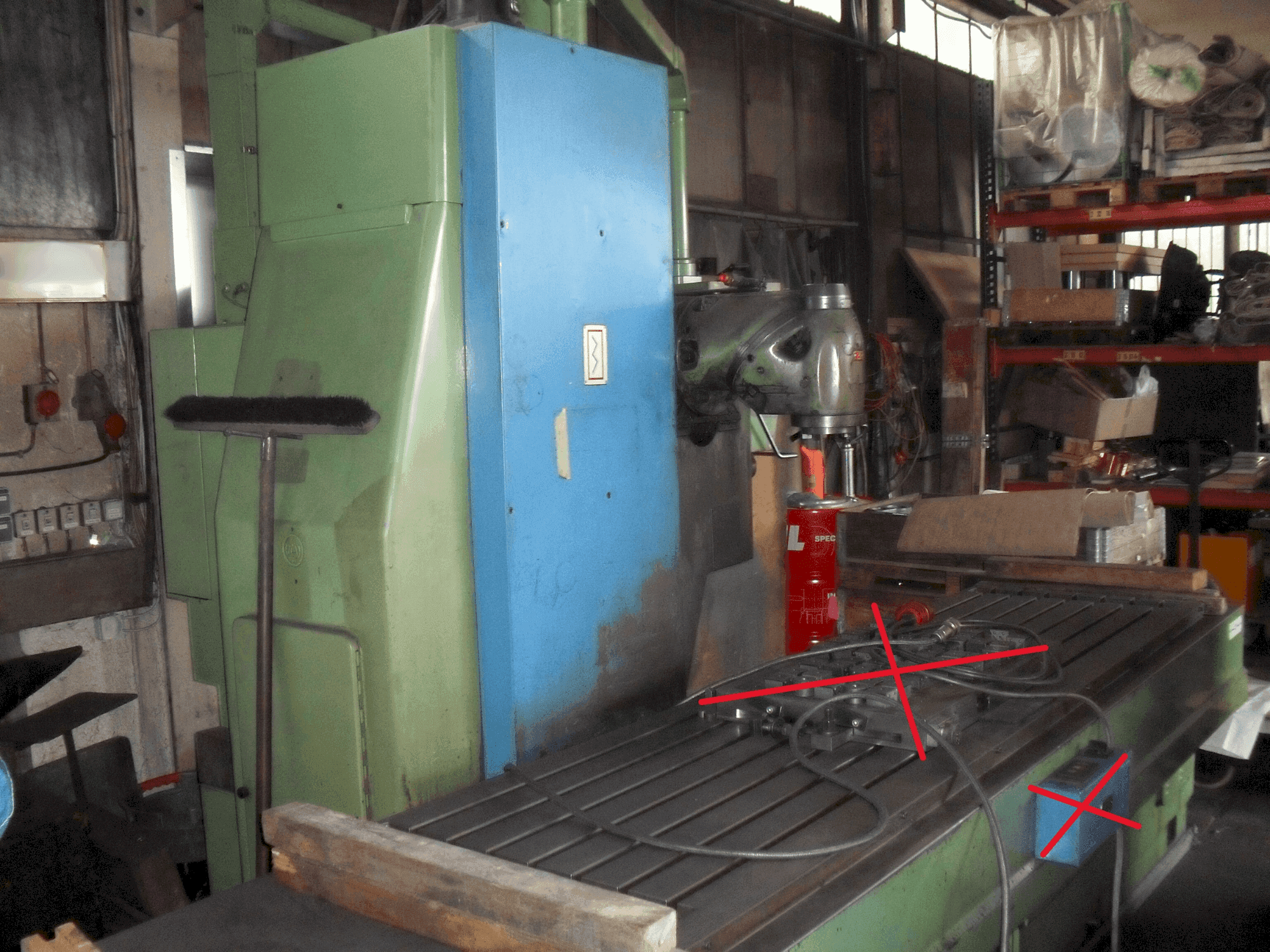 Front view of SACHMAN RP 3 machine