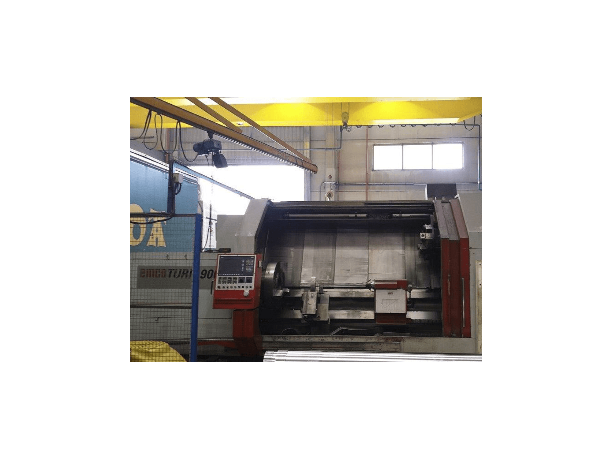 Front view of EMCO EMCOTURN 900 machine