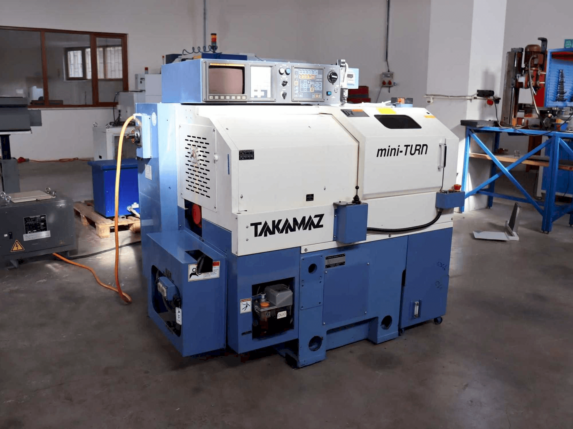 Front view of Takamaz mini-Turn machine