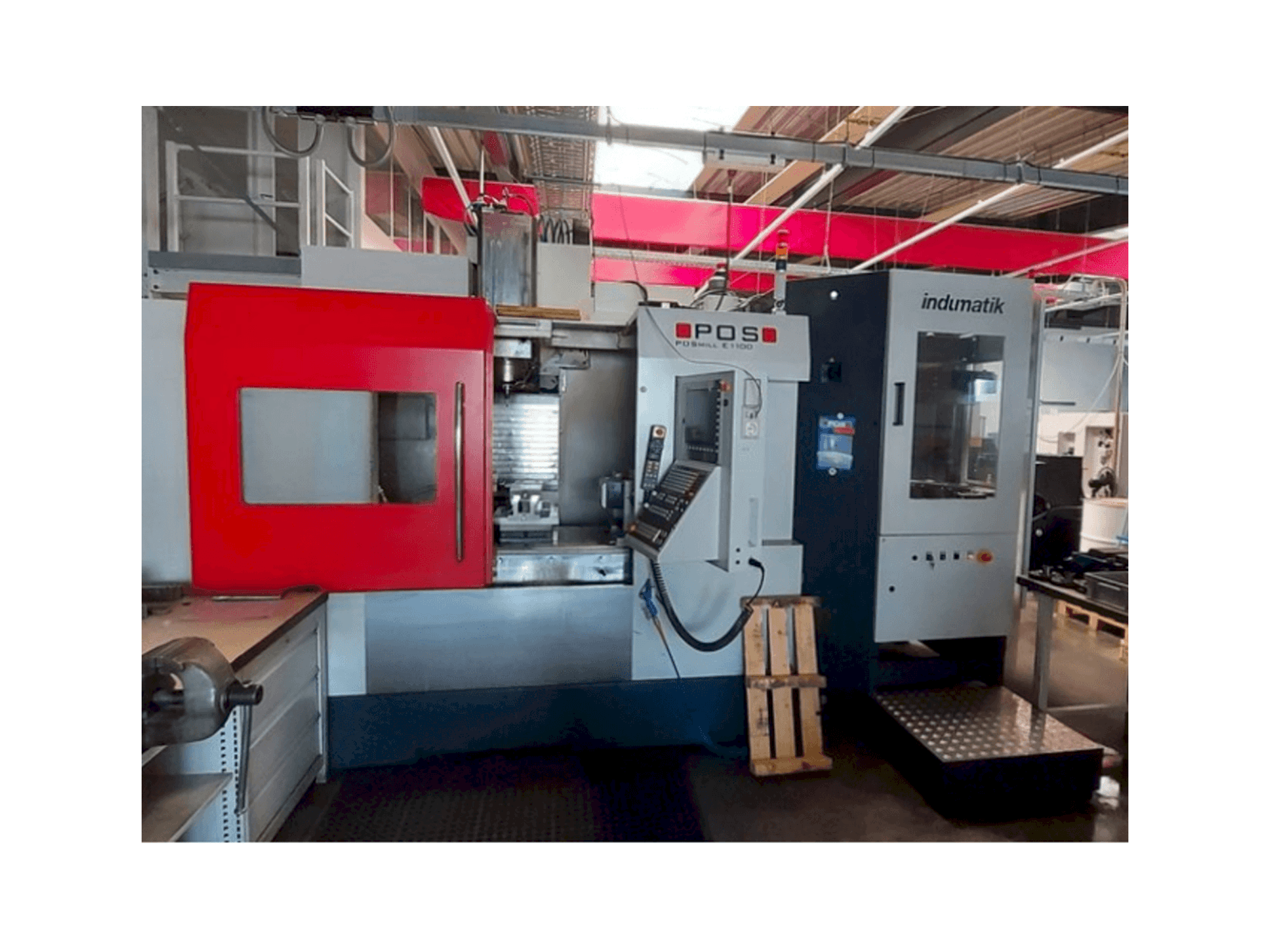 Front view of POSmill POS E1100 machine