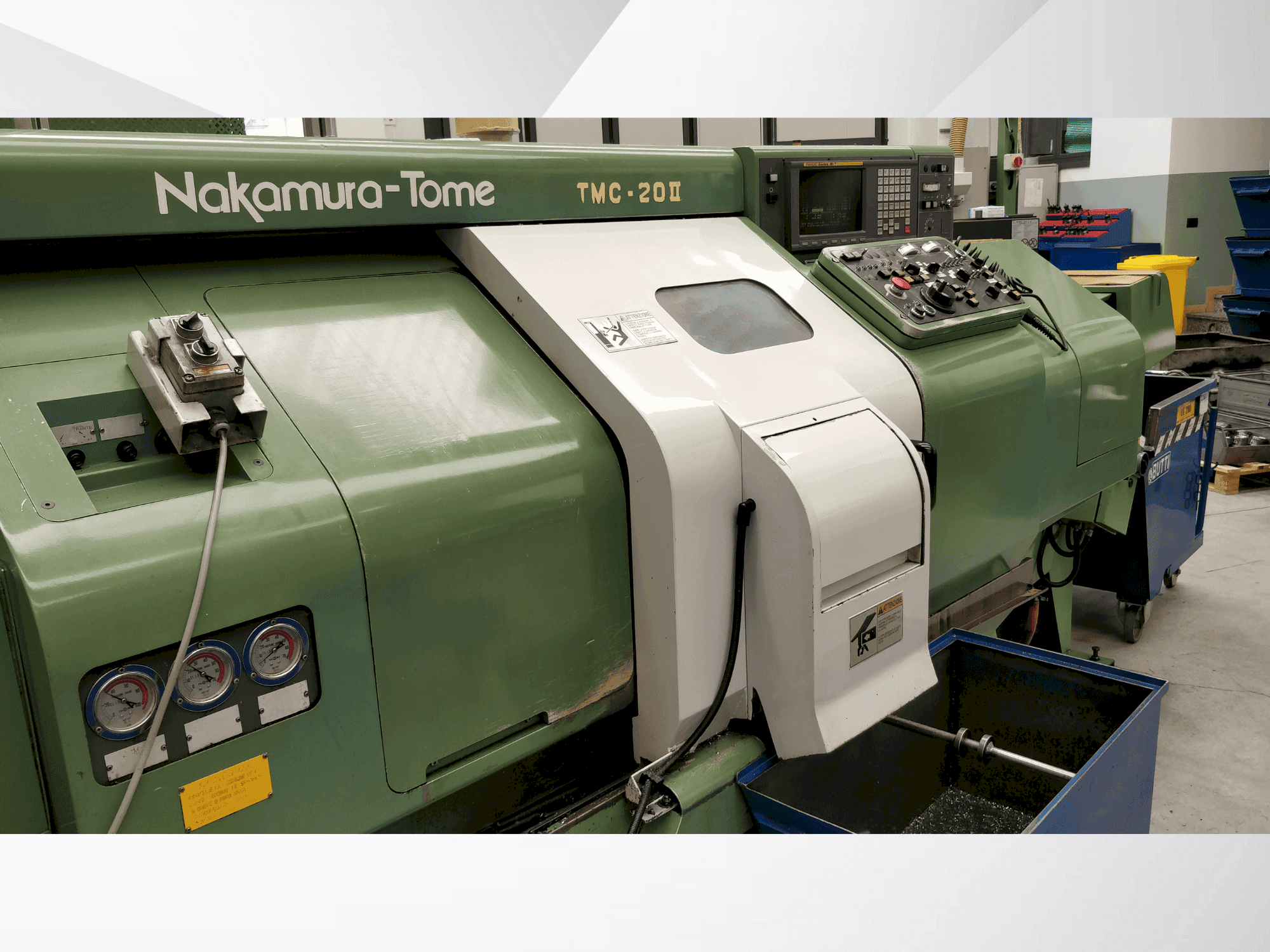 Front view of NAKAMURA-TOME TMC20-II machine