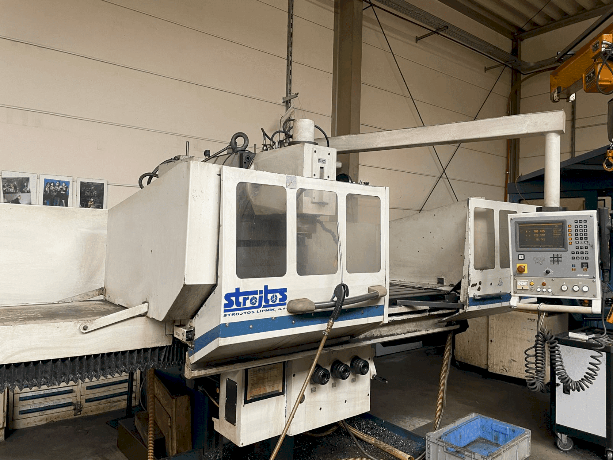 Front view of Strojtos FGS 63 NCP machine