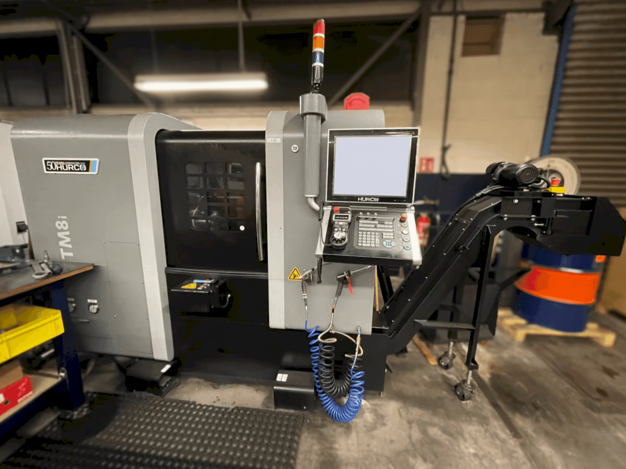 Front view of Hurco TM8i machine