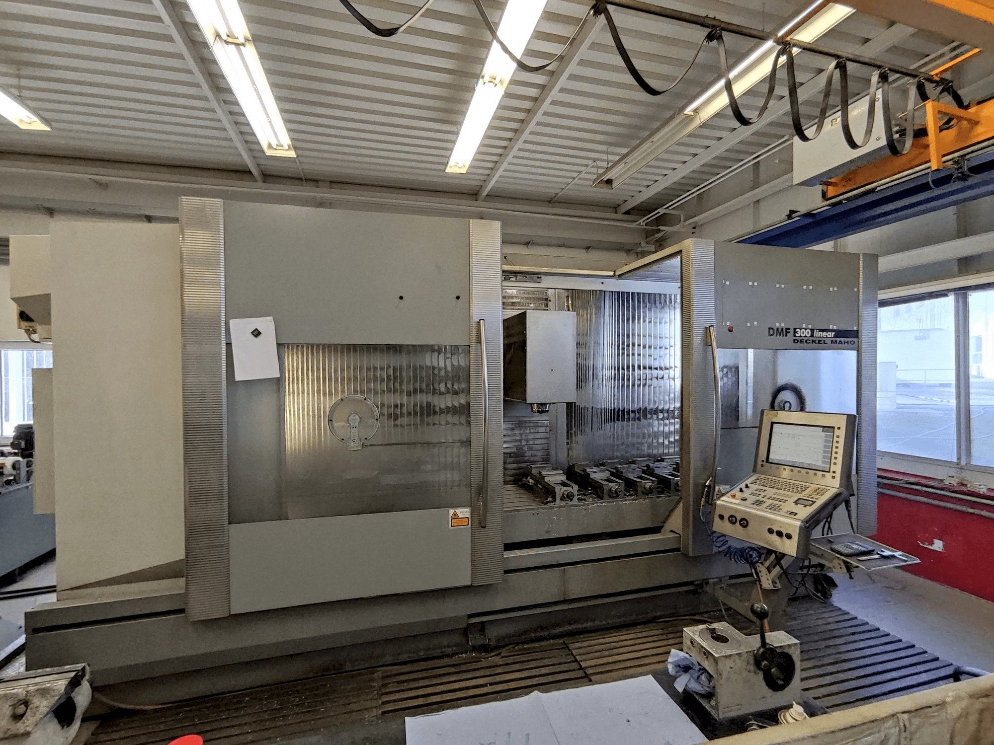 Front view of DECKEL MAHO DMF 300 linear machine