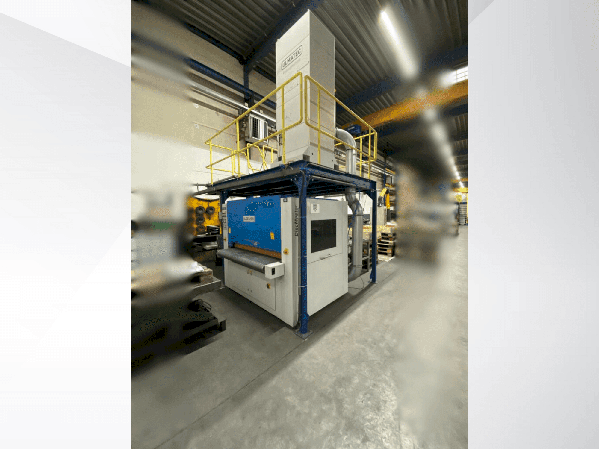 Front view of LOEWER DiscMaster 6TD-1500 machine