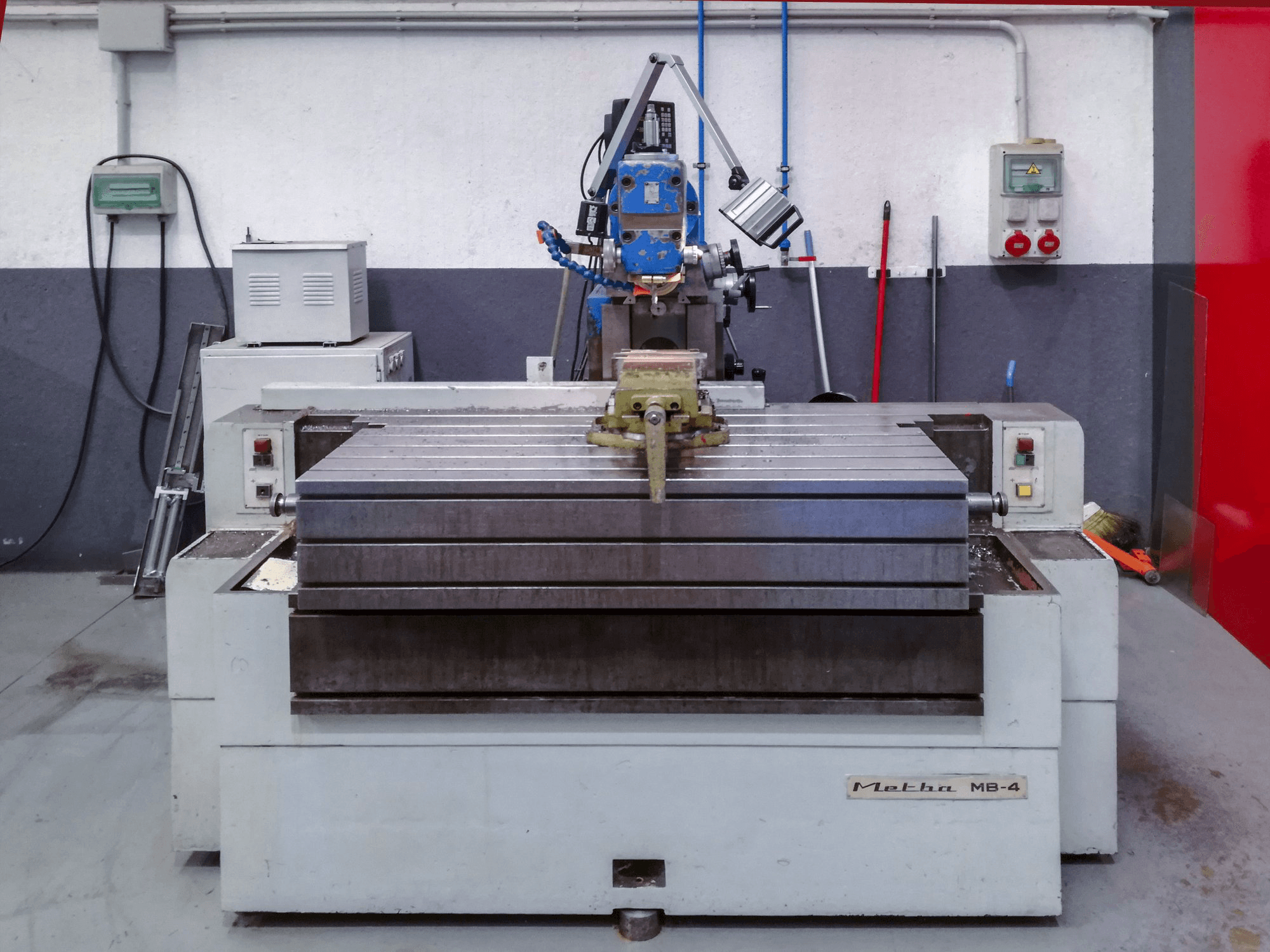 Front view of Metba MB-4 machine