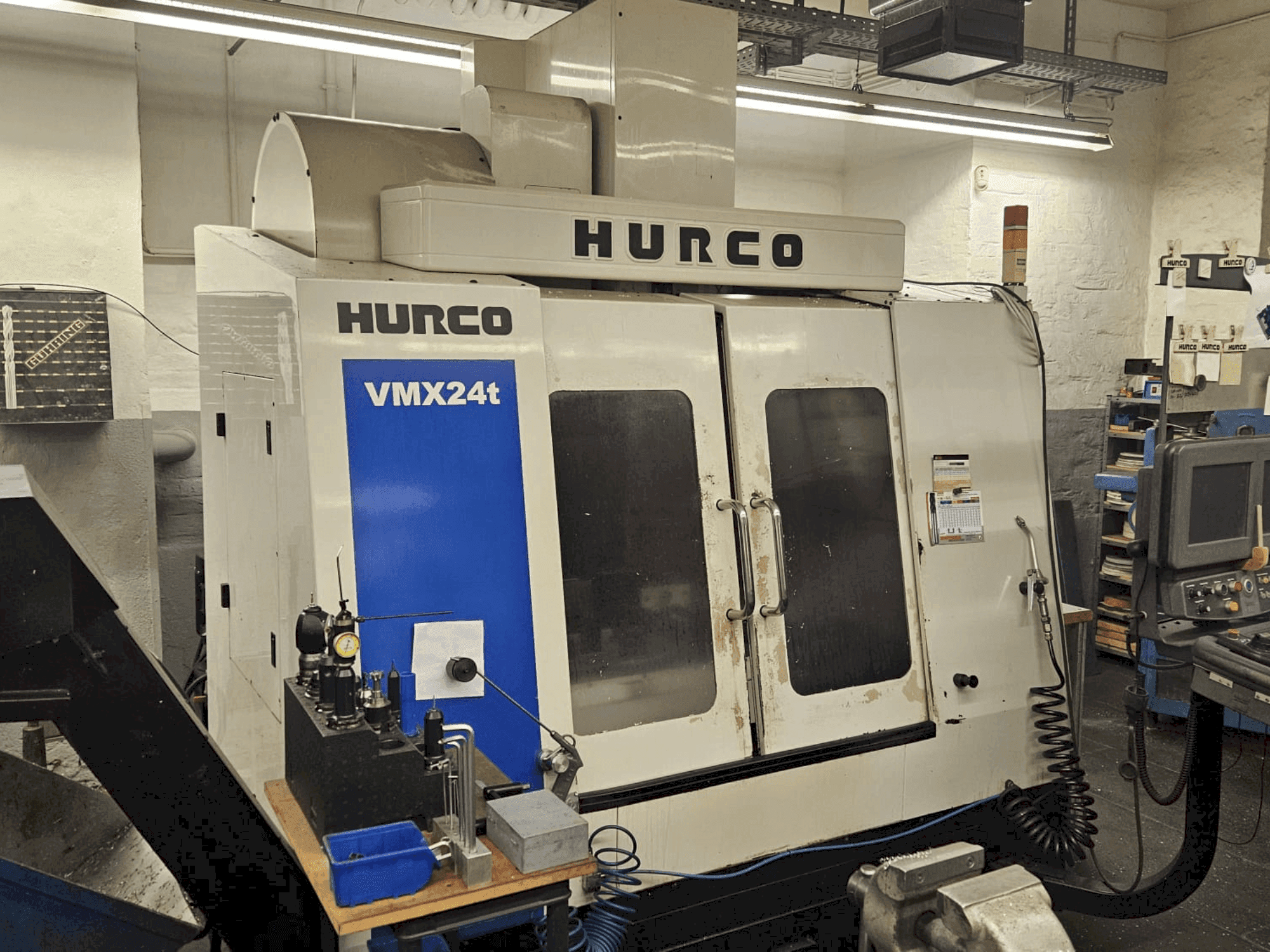 Front view of Hurco VMX 24t machine
