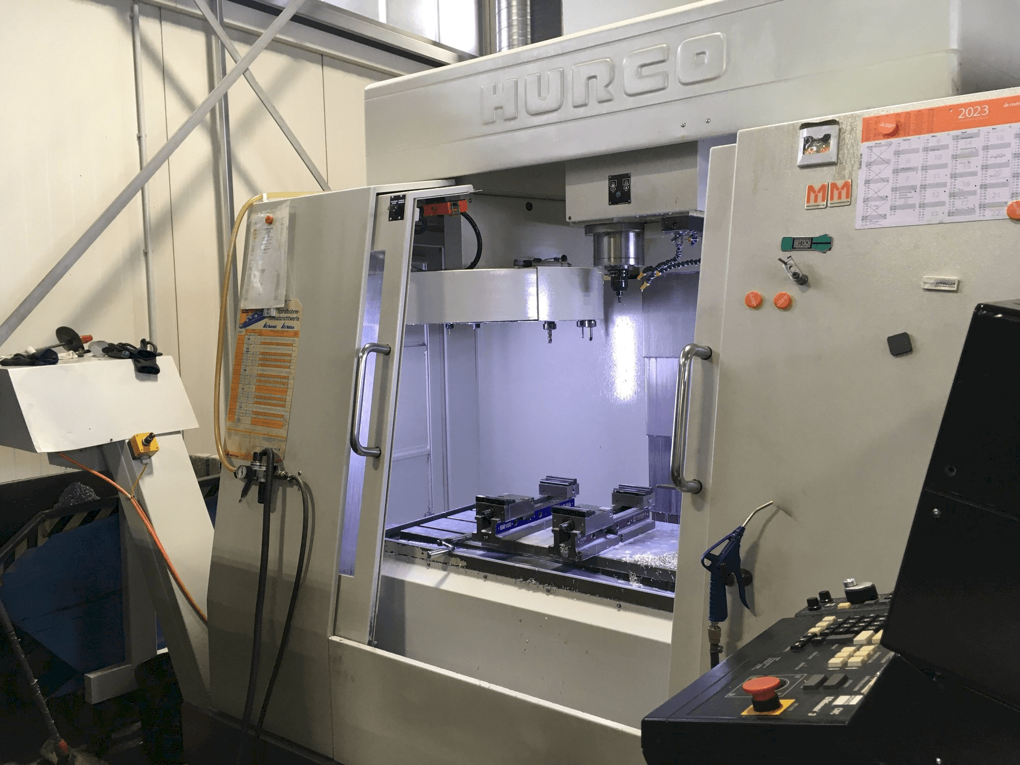 Front view of Hurco BAC 30 HTM machine