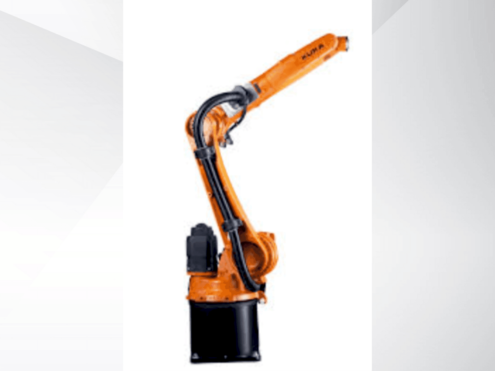 Front view of KUKA KR 6 R1820 machine