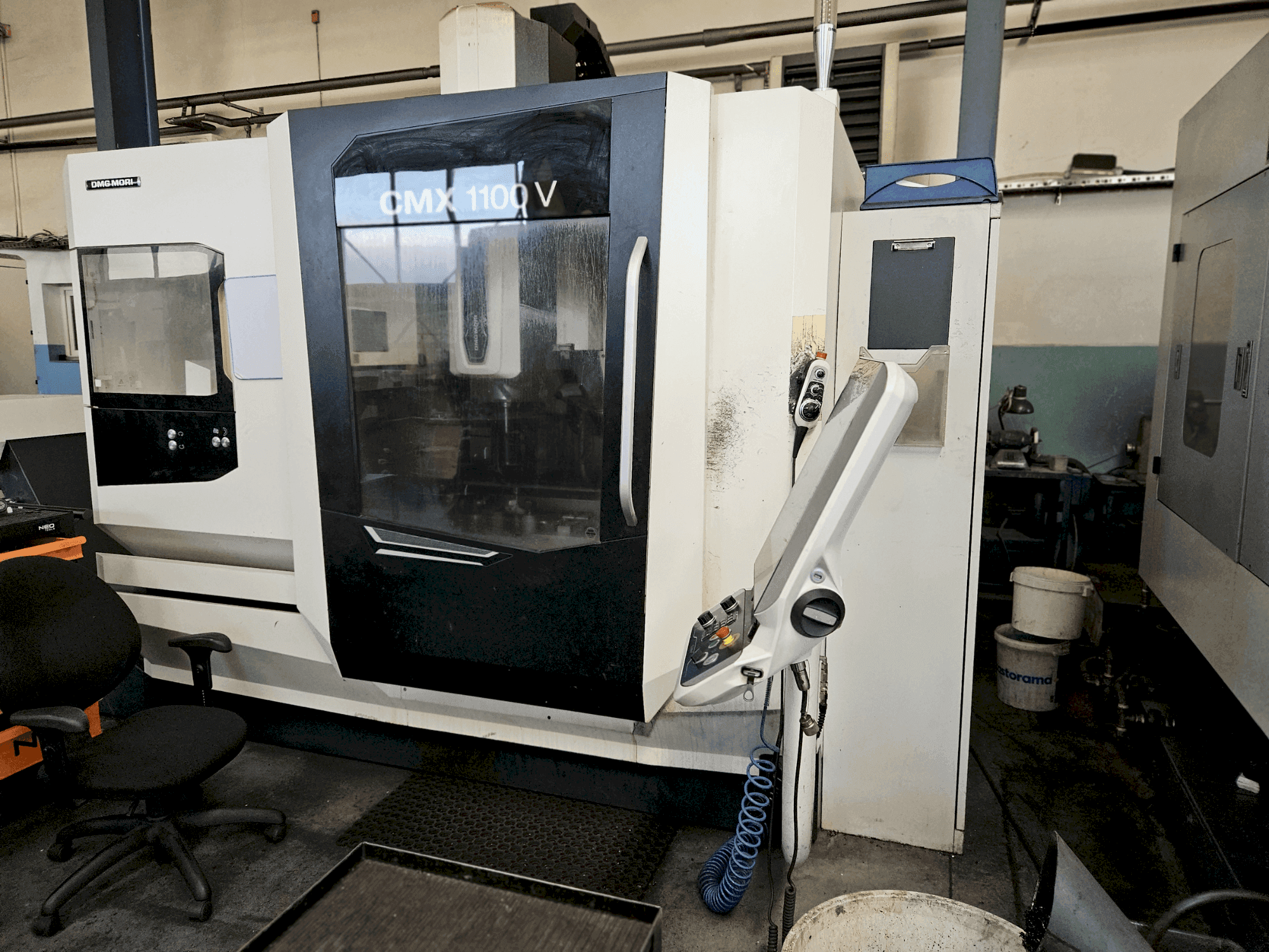 Front view of DMG CMX 1100V machine