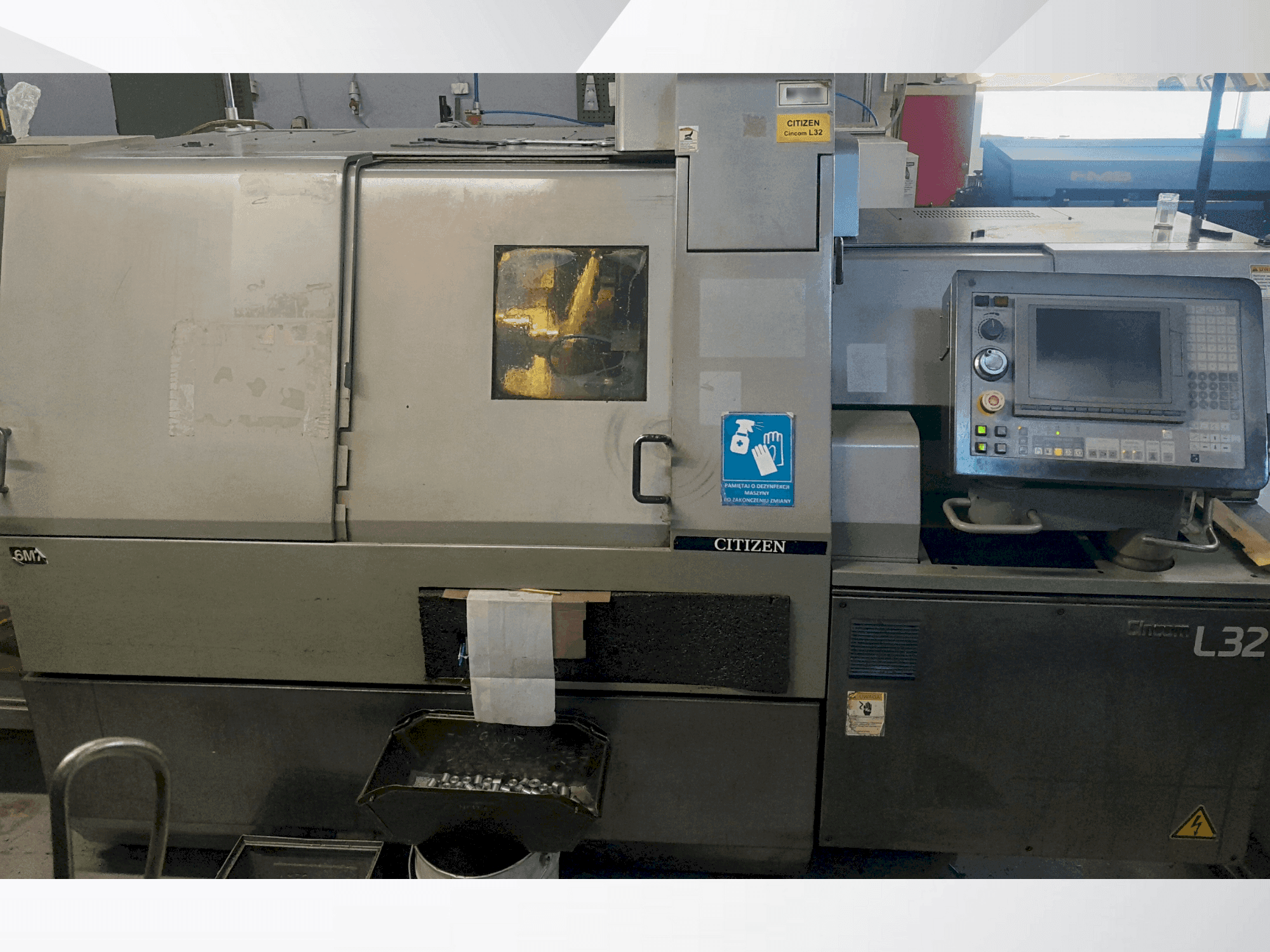 Front view of Citizen L32 VII machine