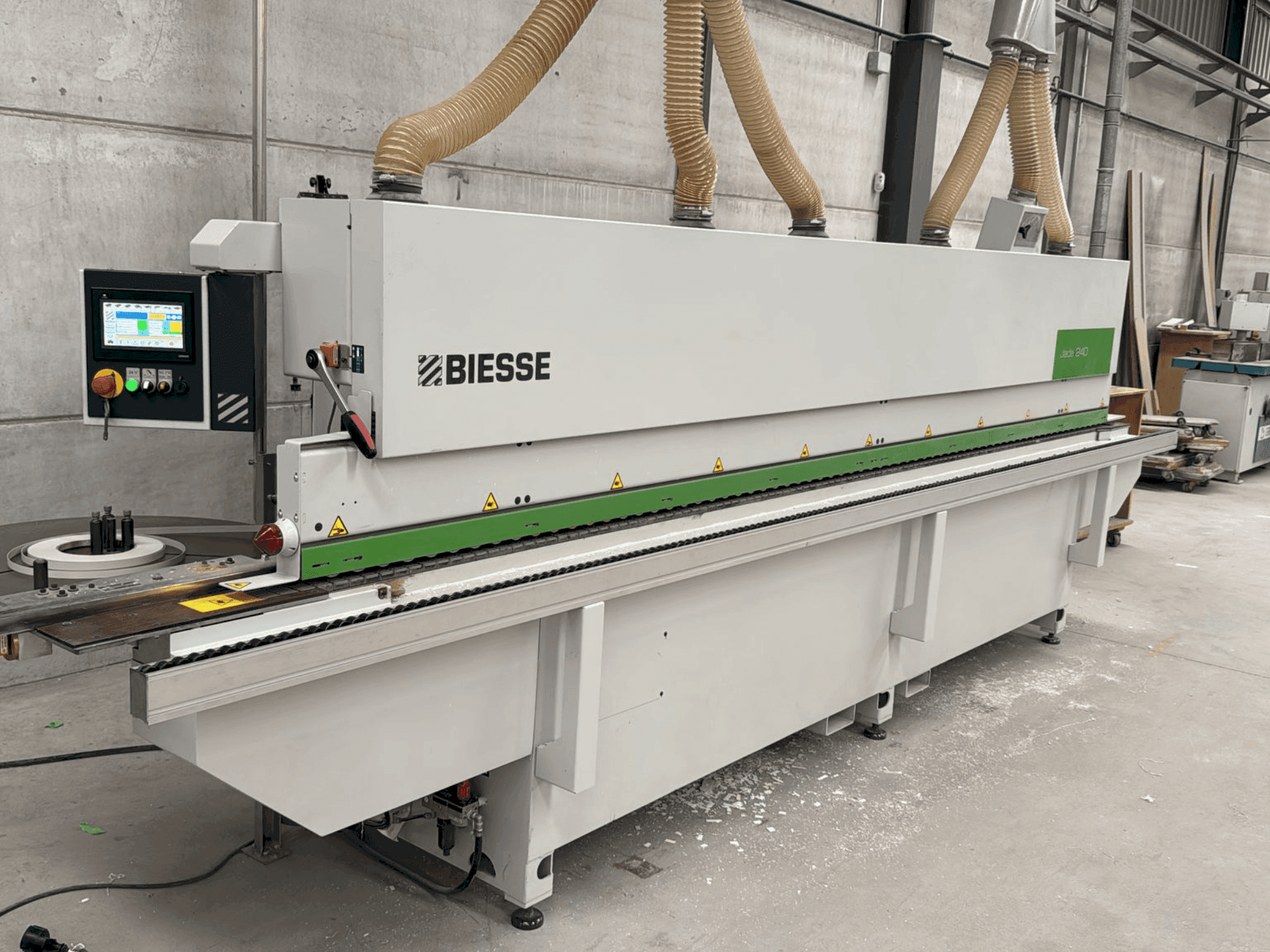 Front view of BIESSE Jade 240 machine