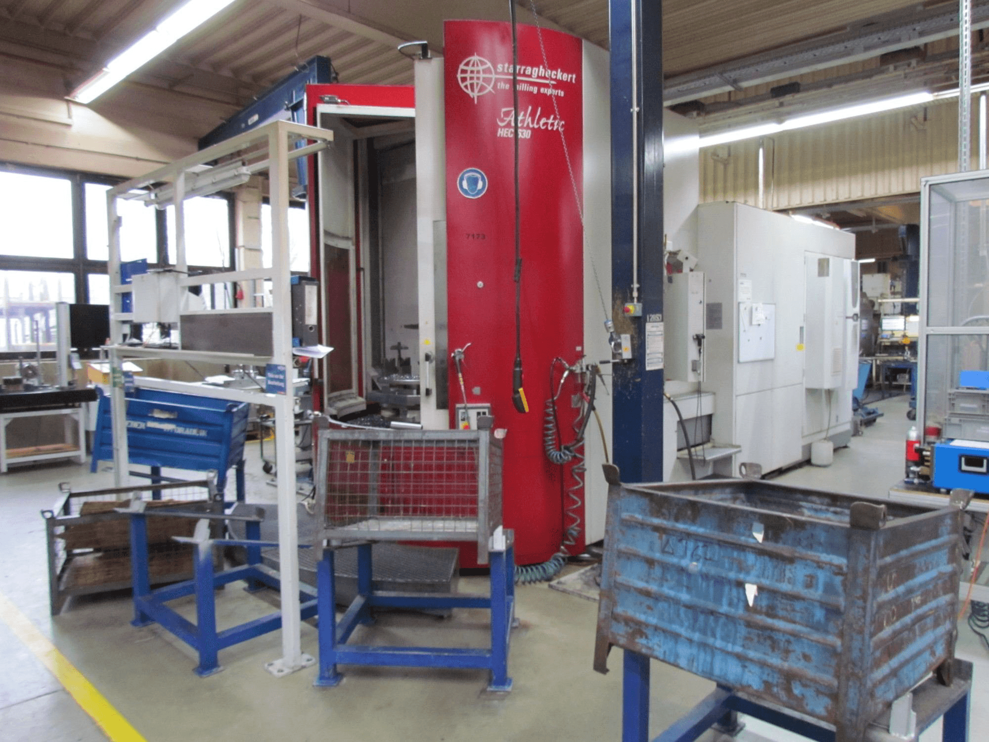 Front view of Heckert HEC 630 machine