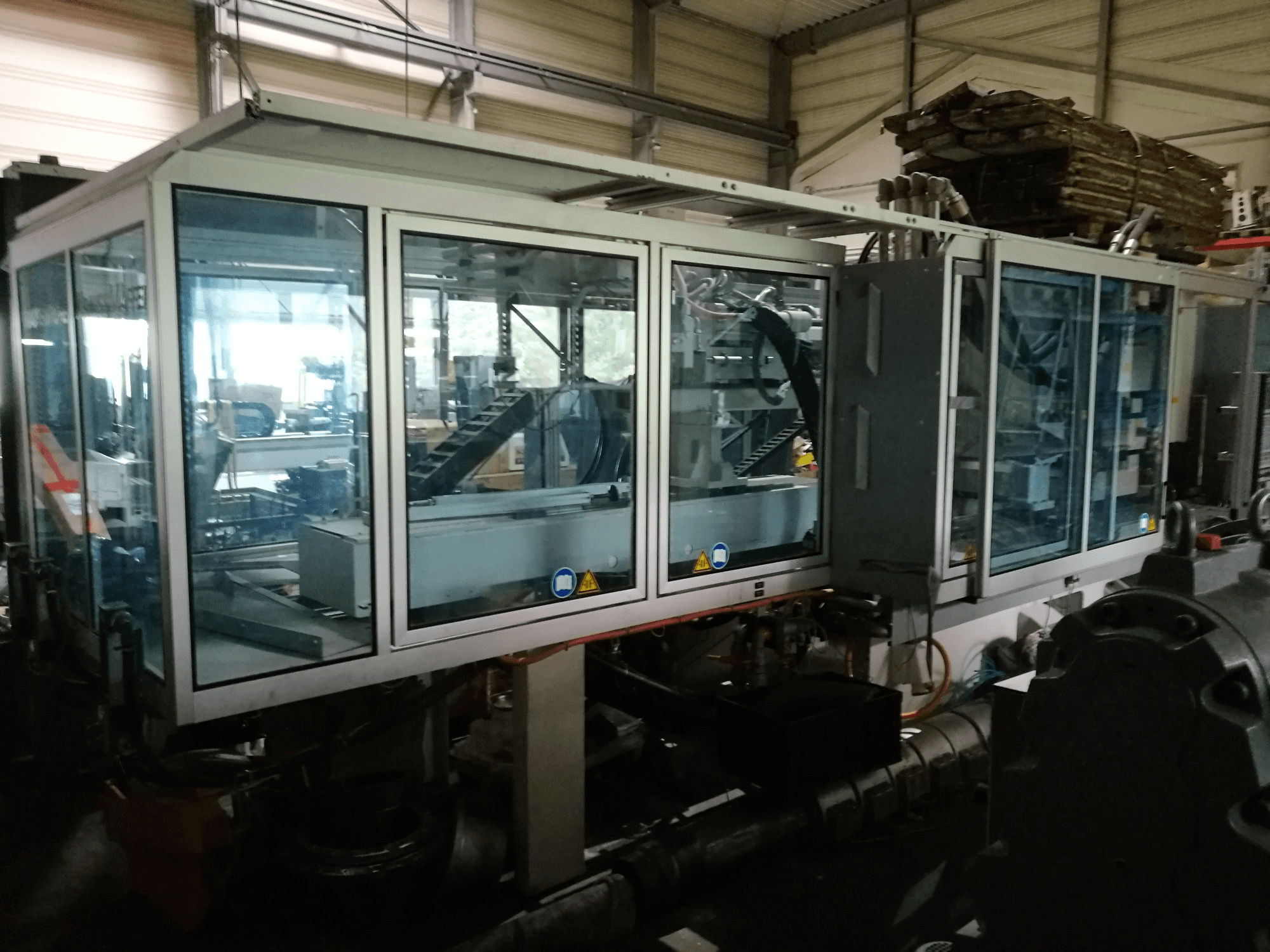 Front view of Krauss Maffei 280-700-700 C3 Twin Machine