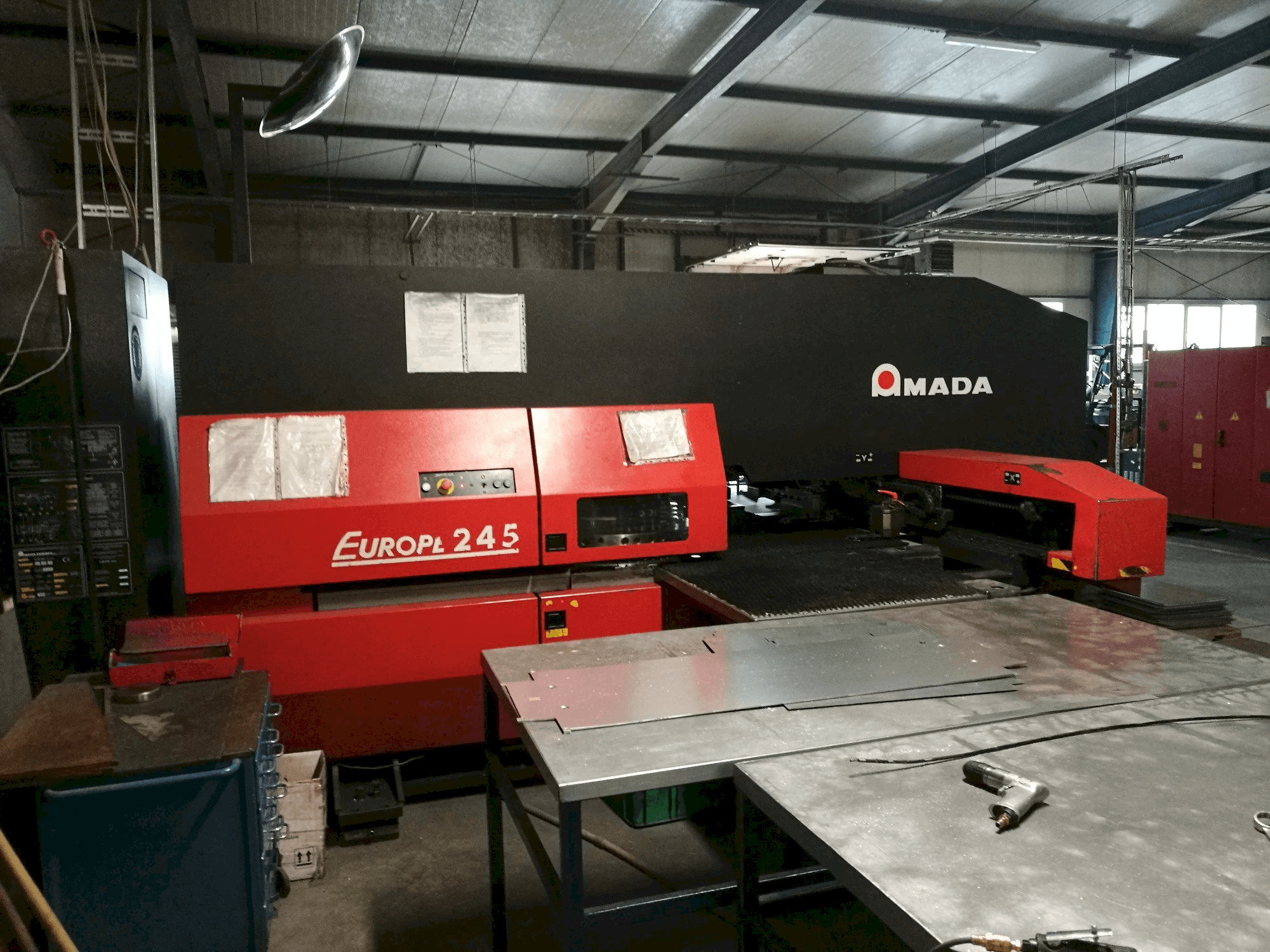 Front view of AMADA EUROPE 245 machine