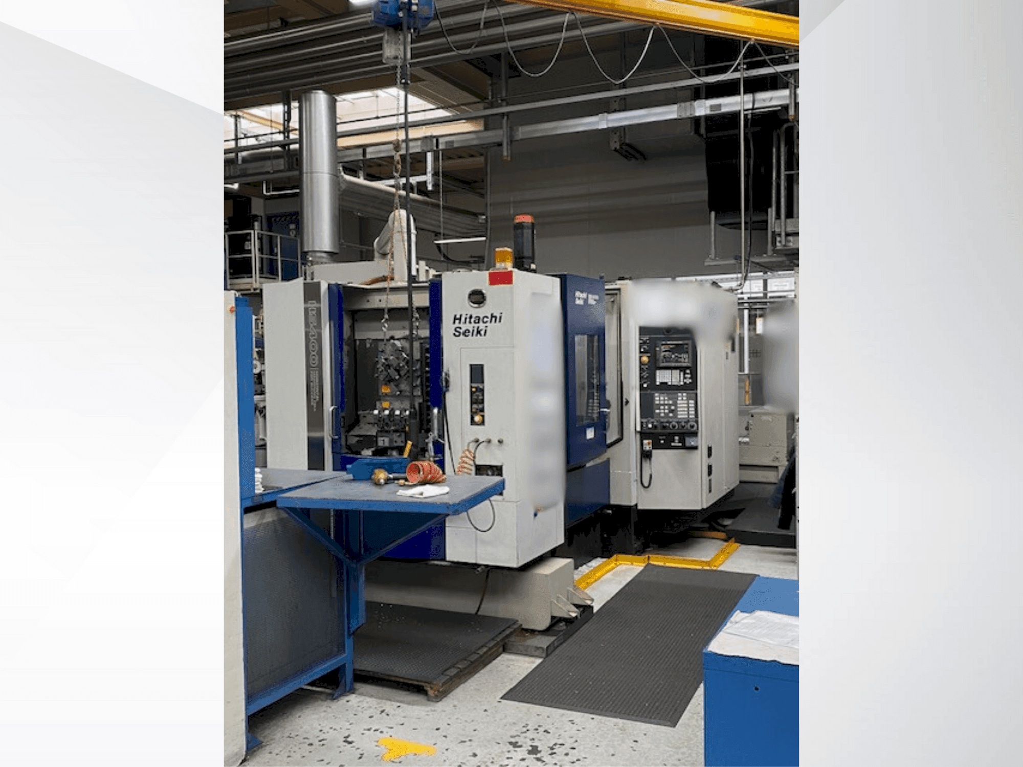 Front view of HITACHI SEIKI HS 400 machine