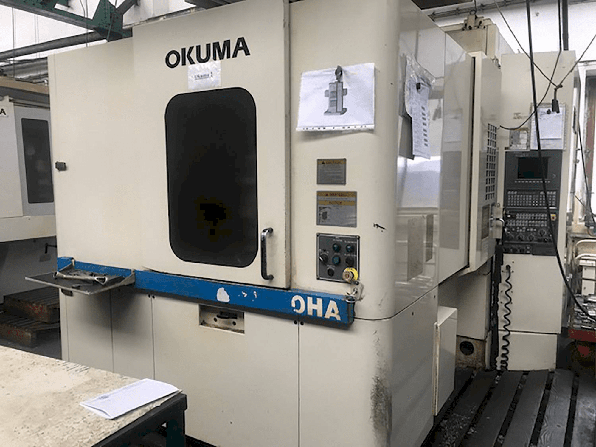 Front view of Okuma MX-40HA machine