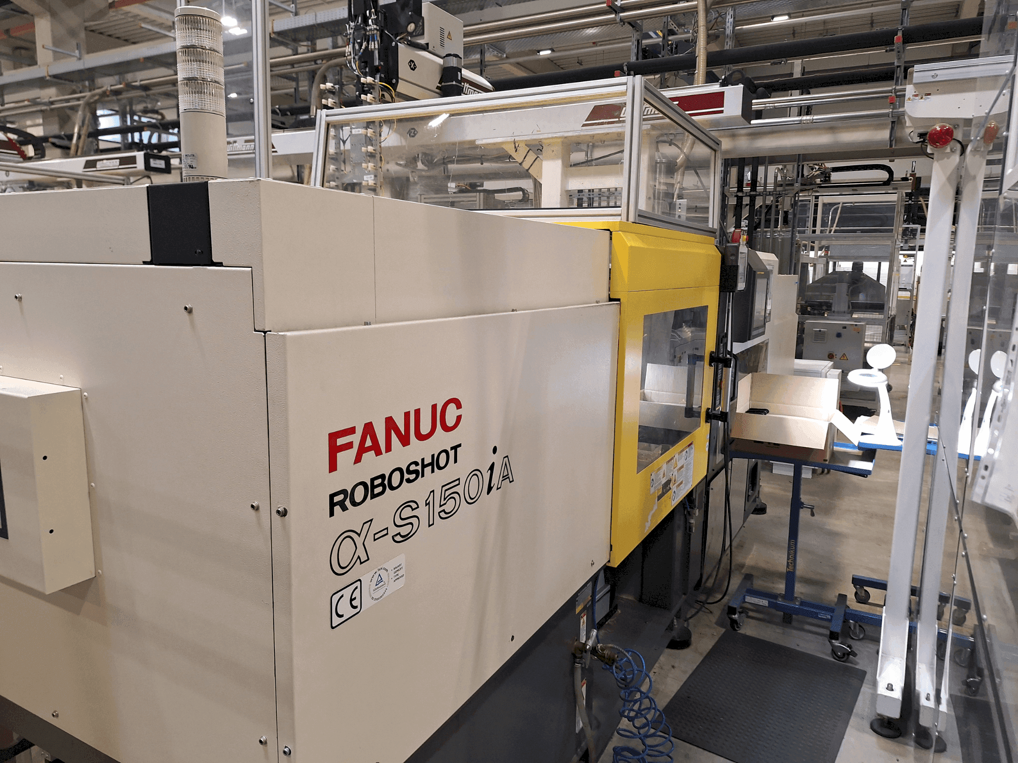 Front view of FANUC Roboshot S150iA machine