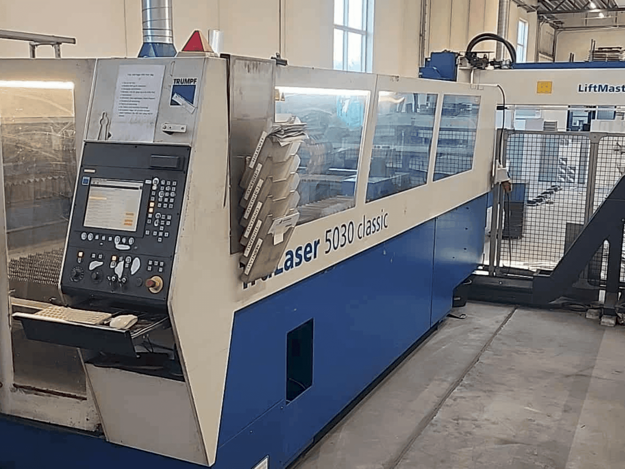 Front view of TRUMPF TruLaser 5030 classic machine
