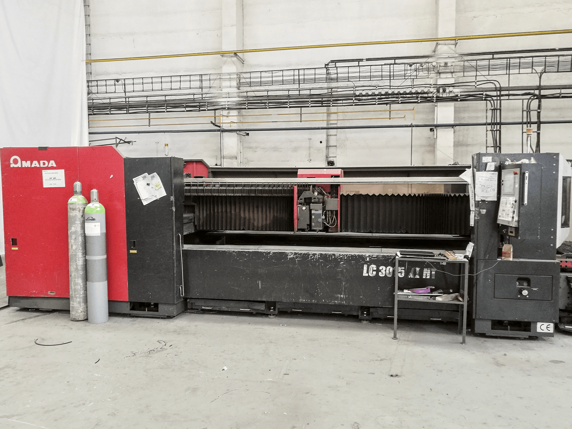 Front view of AMADA LC 3015 X1 NT Machine