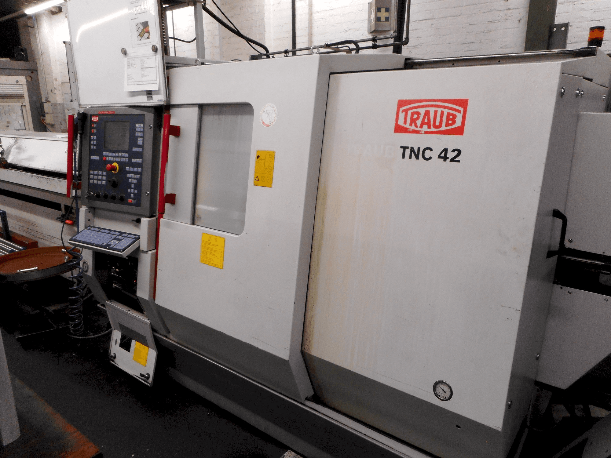 Front view of TRAUB TNC42/65 machine