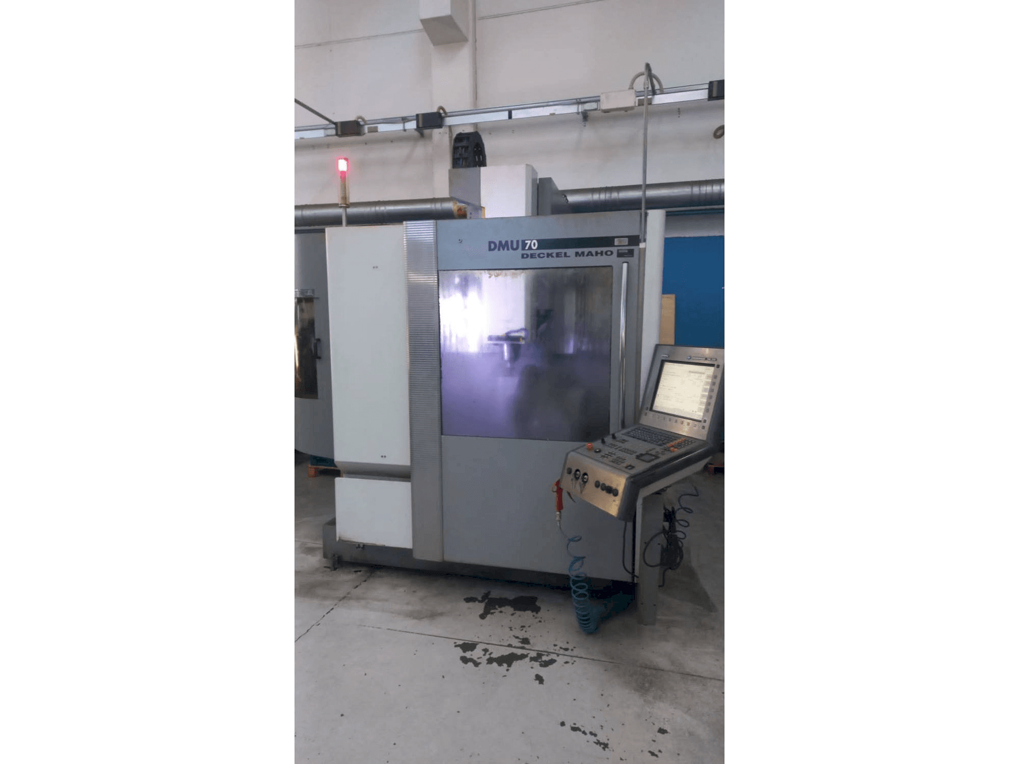 Front view of DMG machine