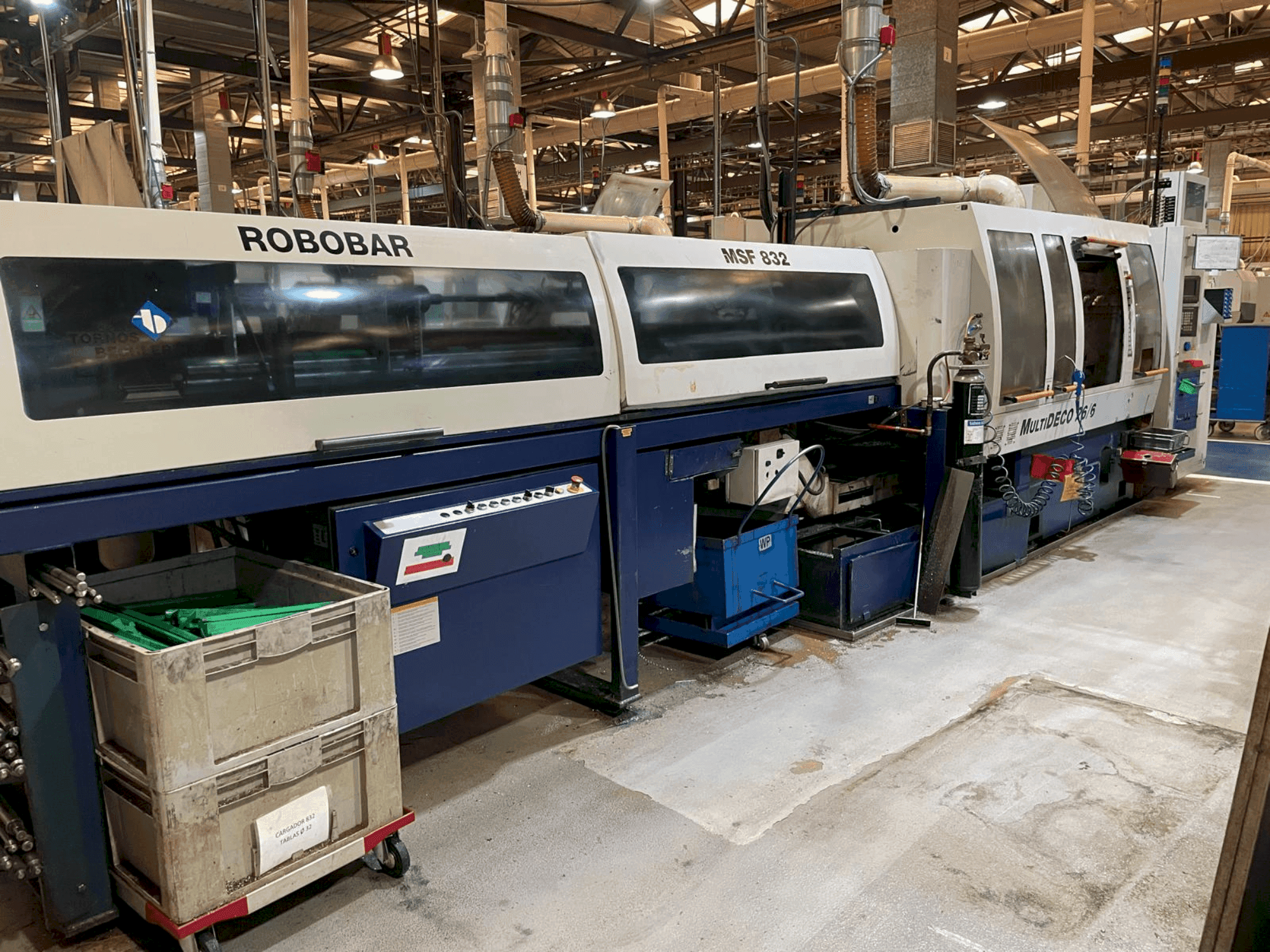 Front view of Tornos-Bechler MultiDeco 26-6 machine