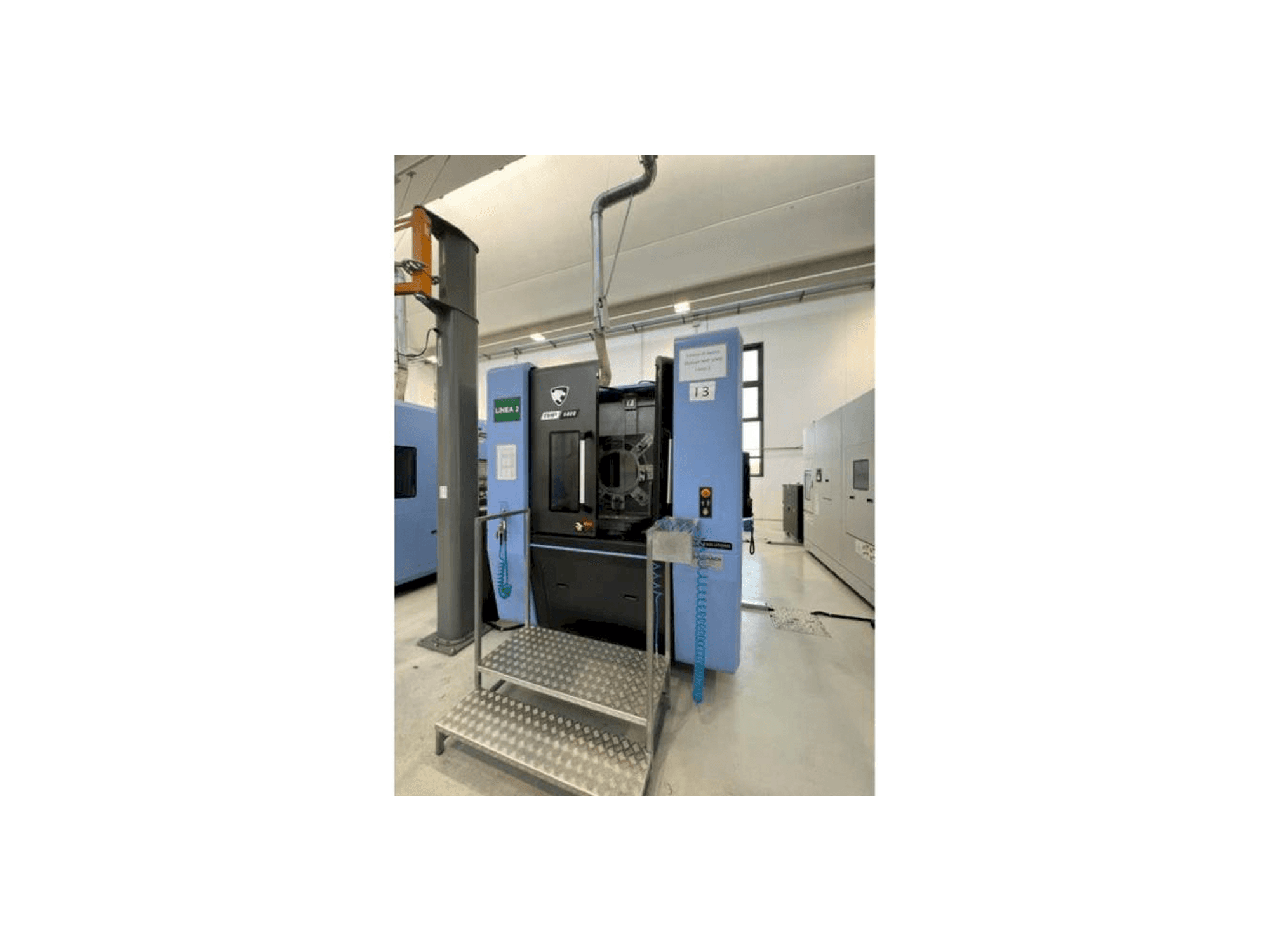 Front view of Doosan NHP 5000 machine