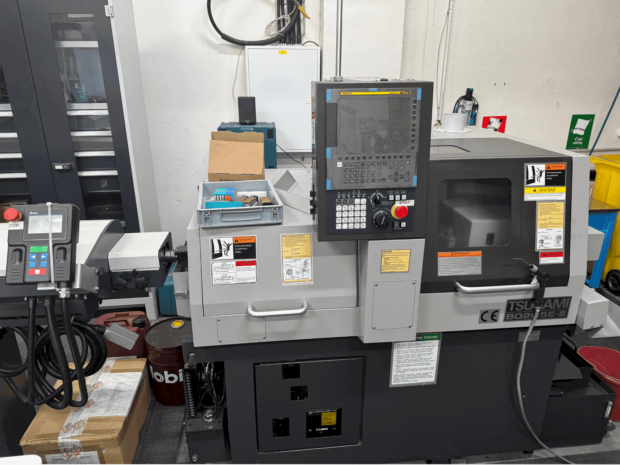 Front view of TSUGAMI B0205E-III machine